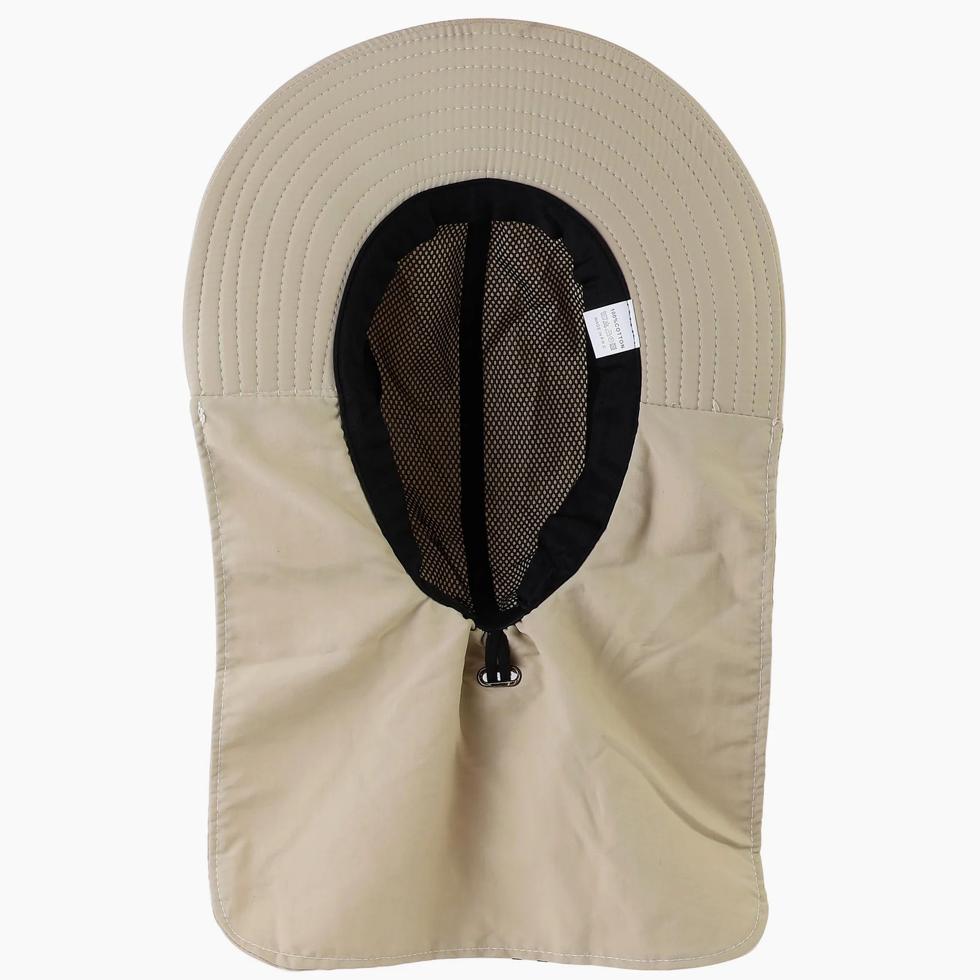 Falari Sombrero de sol para exteriores, ala ancha con solapa para el cuello, sombrero de safari, senderismo, jardinería, pesca