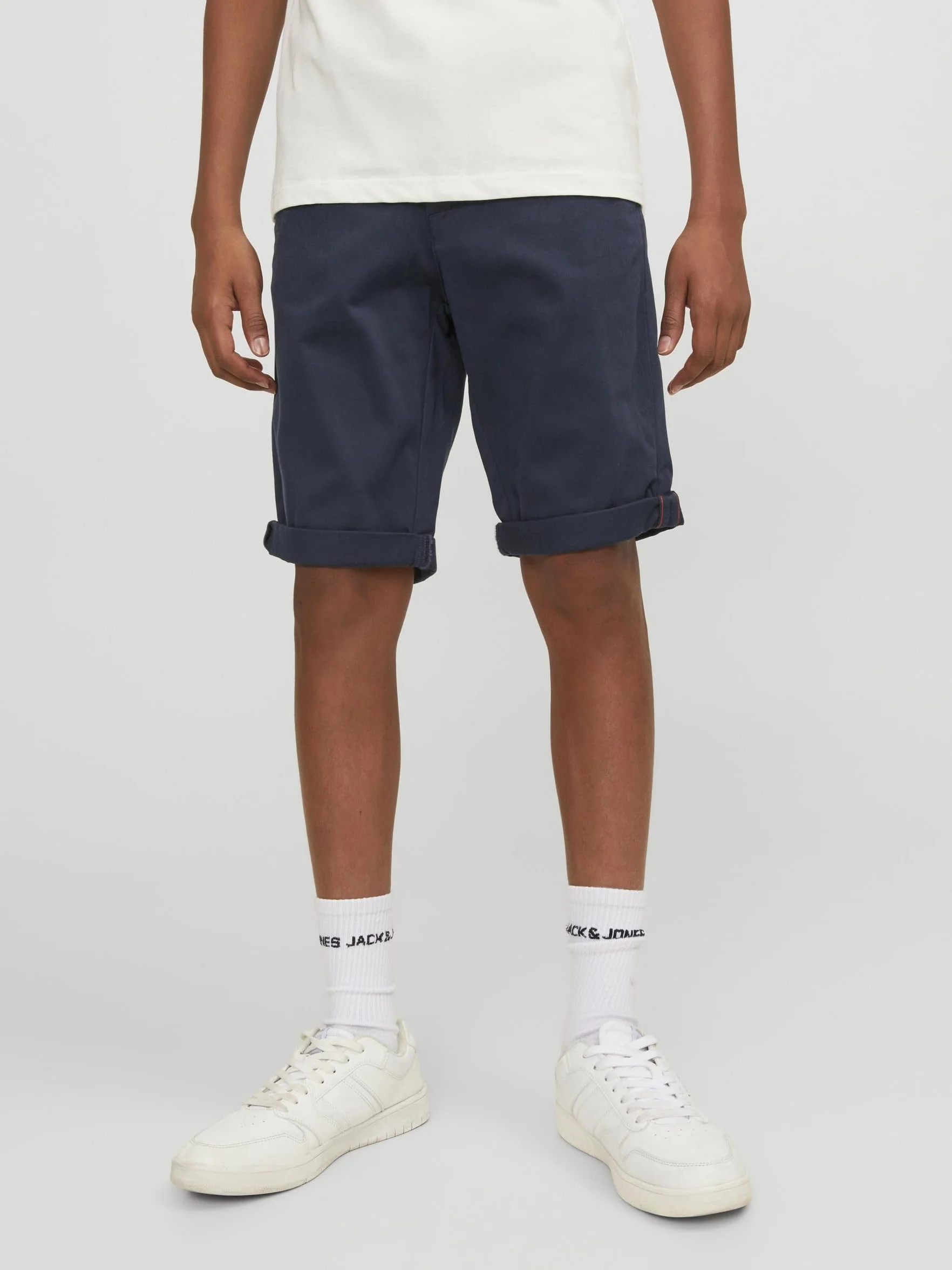 JACK & JONES Jjibowie Jjshorts Solid Sa Jr Bermudas para Niños