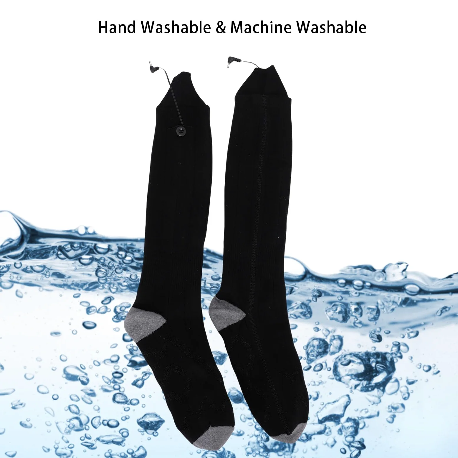 Calcetines Térmicos Eléctricos Hombres Mujeres Calcetines De Batería, Control De Temperatura Inteligente, Ajuste Cómodo, Térmicos Cálidos De Invierno Para Esquí Ciclismo Senderismo, Algodón