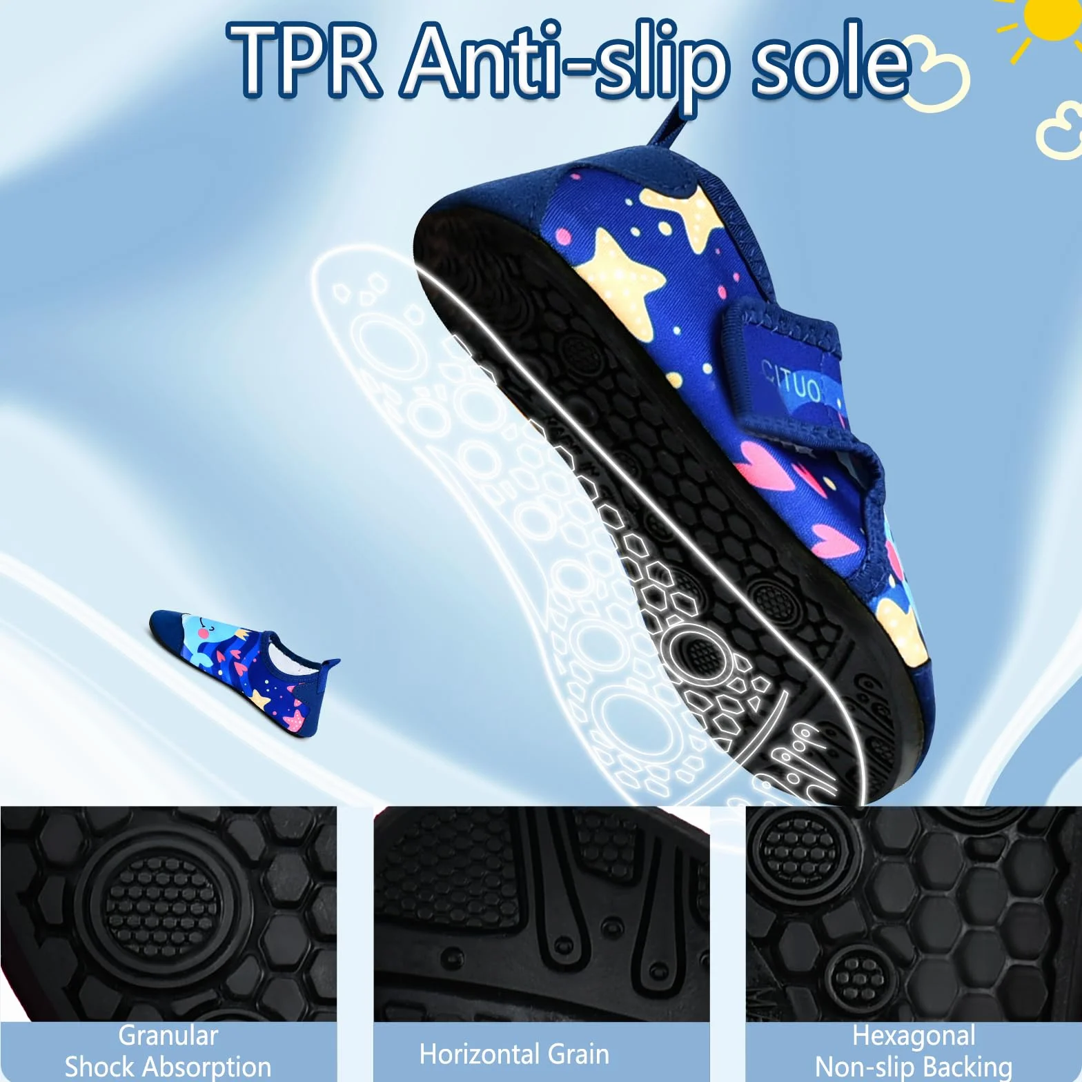 IEEILULU Zapatos Barefoot Niños, Calcetines Piscina Niño, Secado Rápido para Niños y Niñas para Playas, Piscinas, Parques Acuáticos