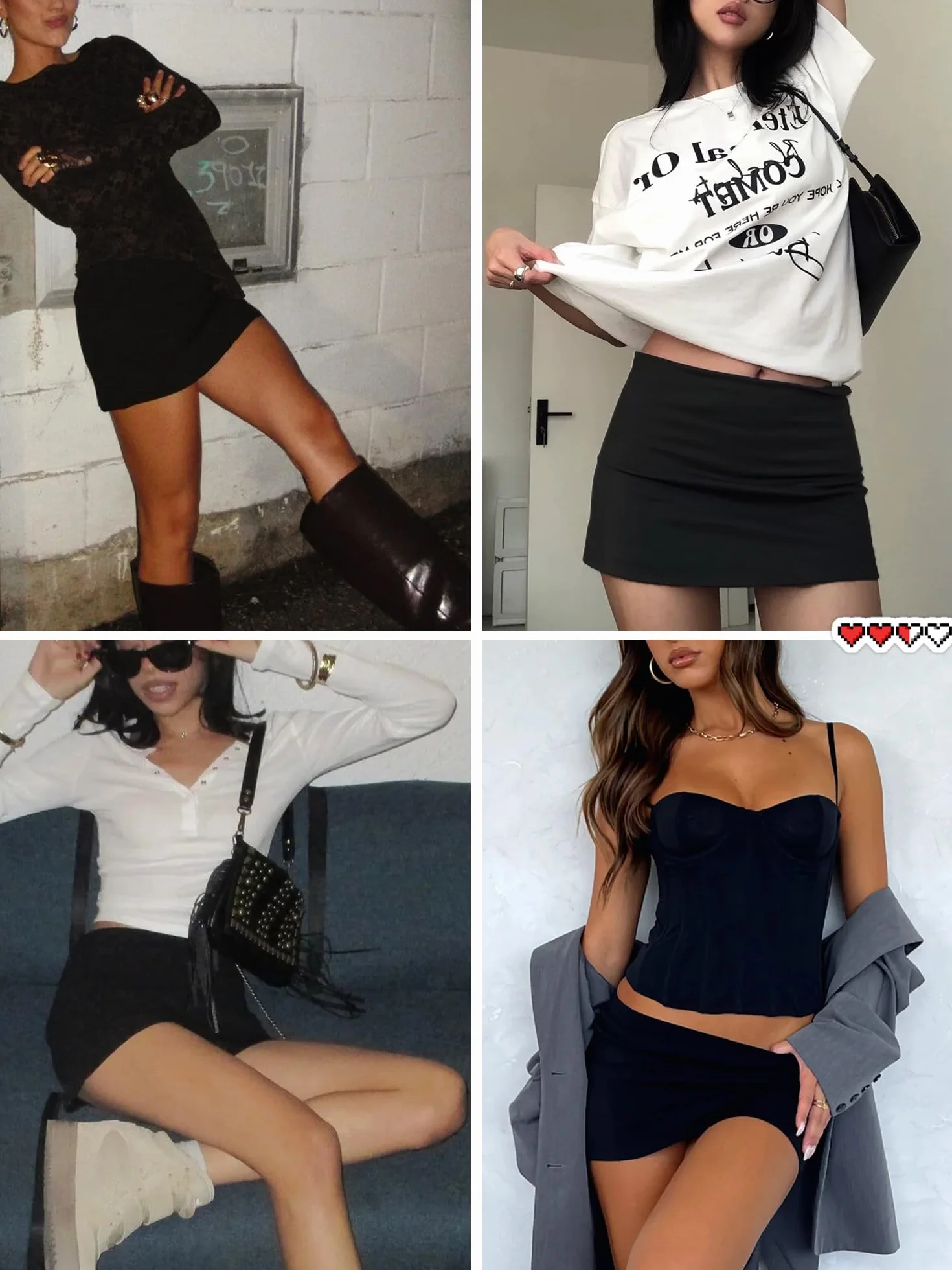 Danysu Minifalda elástica de cintura baja con pantalones cortos con abertura lateral para deportes de uso diario