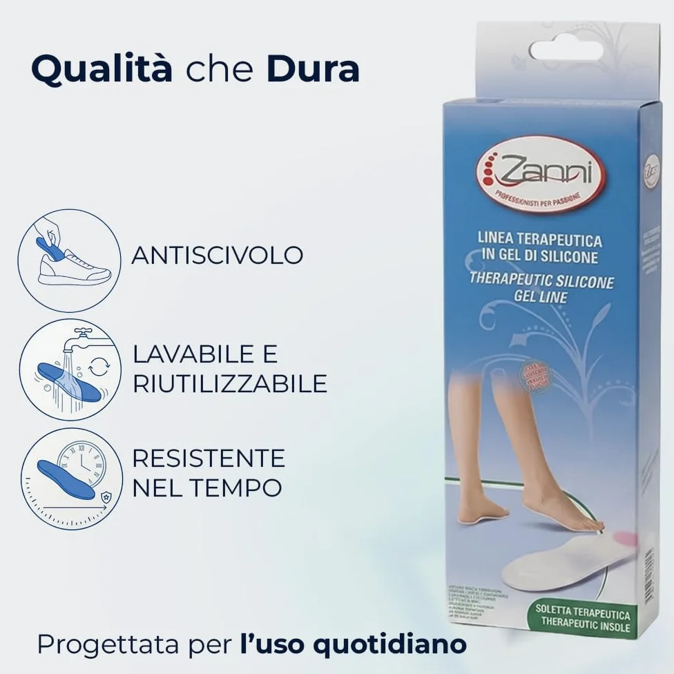 Hidratante plantilla de gel de silicone-1 par (XL 45/46)