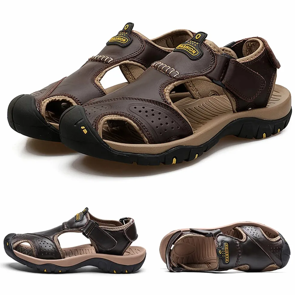 Rojeam Sandalias Hombre Sandalia Verano Sandalias Deportivas Hombres Zapatos de Montaña Exterior Sandalias y Chanclas Senderismo Zapatos