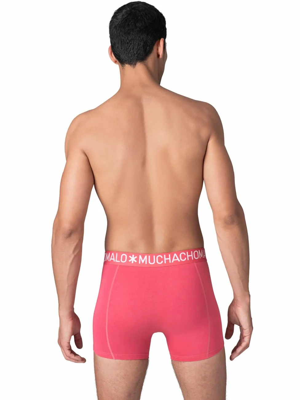 Muchachomalo Calzoncillos para Hombre, Ropa Interior Lisa de Algodón para Hombre, Pack de 7 Unidades, Bóxers Lisos de Corte Clásico con Cintura Elástica
