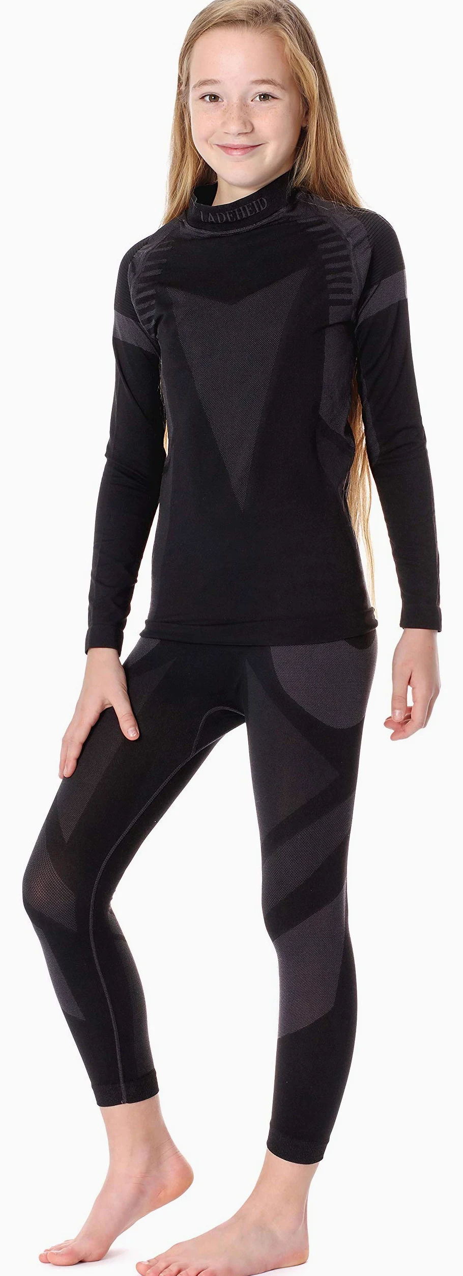 Ladeheid Conjunto Térmico Camiseta Mangas Largas y Calzoncillos Largos Unisexo Niños LASS0005