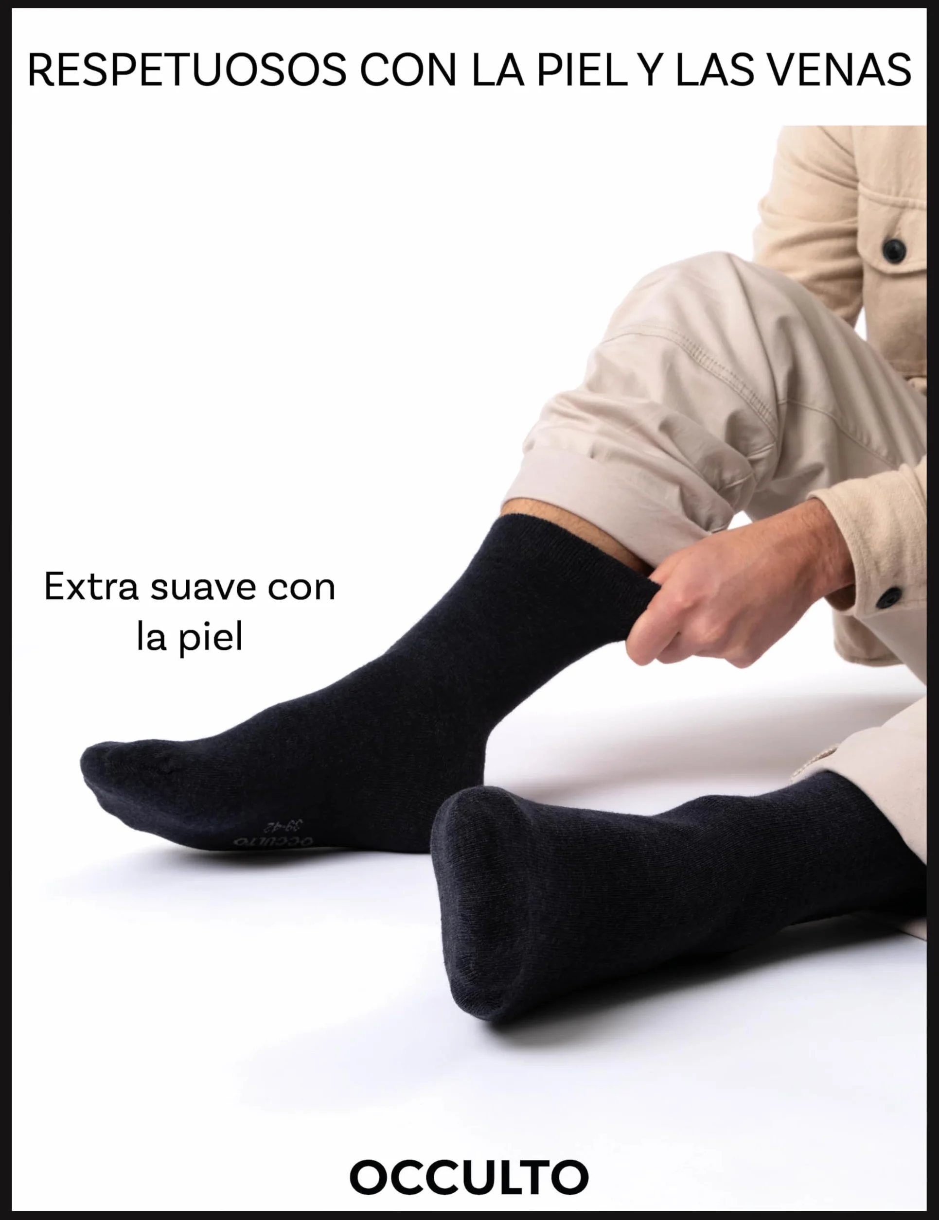 Occulto calcetines diabeticos hombre & mujer pack de 10 (modelo Goetz), calcetines sin costura sin goma