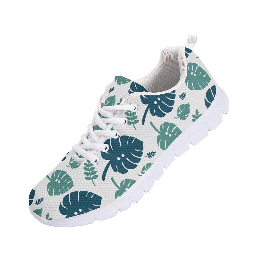 Amzbeauty Zapatos de correr de malla con diseño de Hawaii para hombre, para hombre, informales, para caminar, 6-13UK, Selva tropical, 43.5 EU