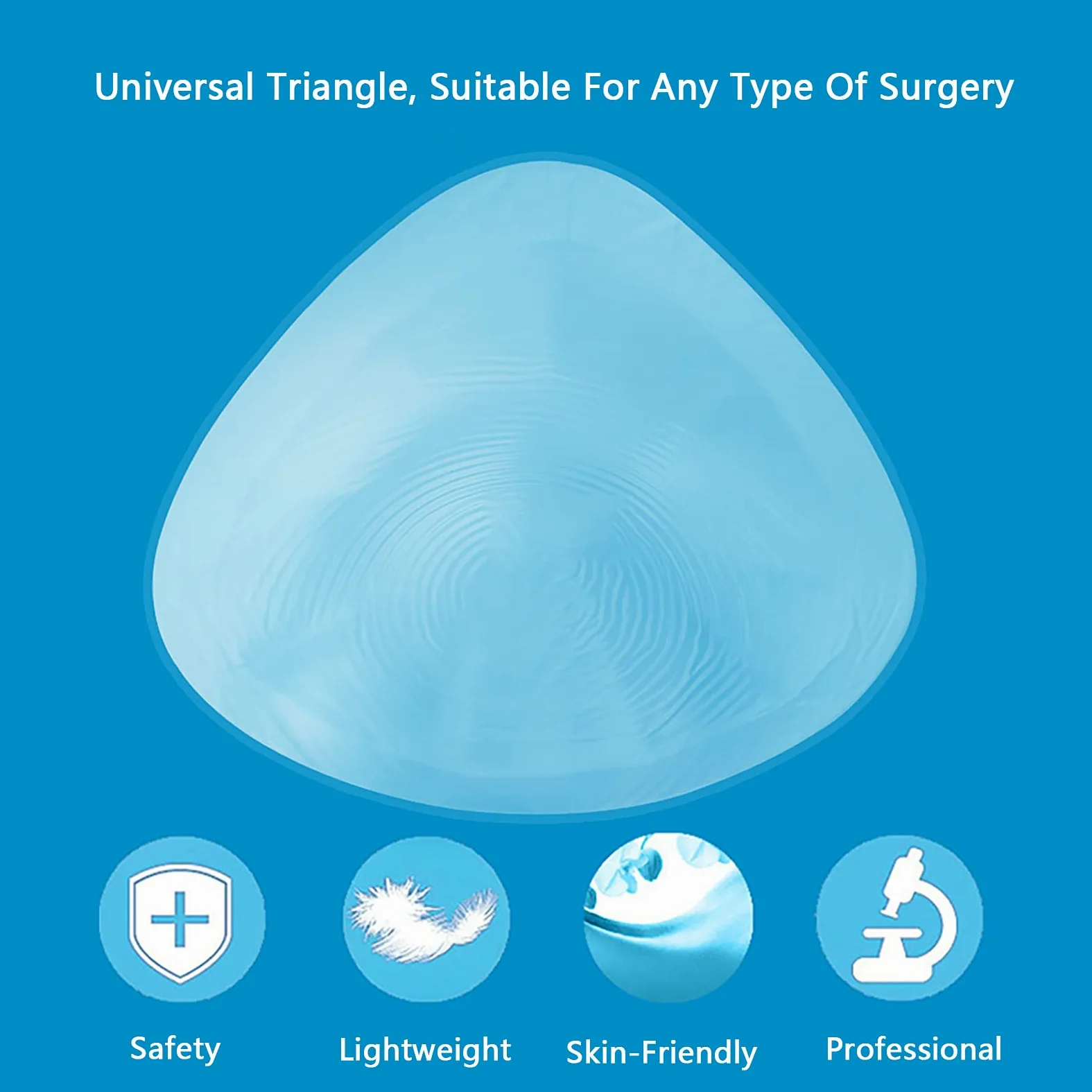 Inserciones De Sujetador Triangulares Transparentes Silicona Suave Al Tacto