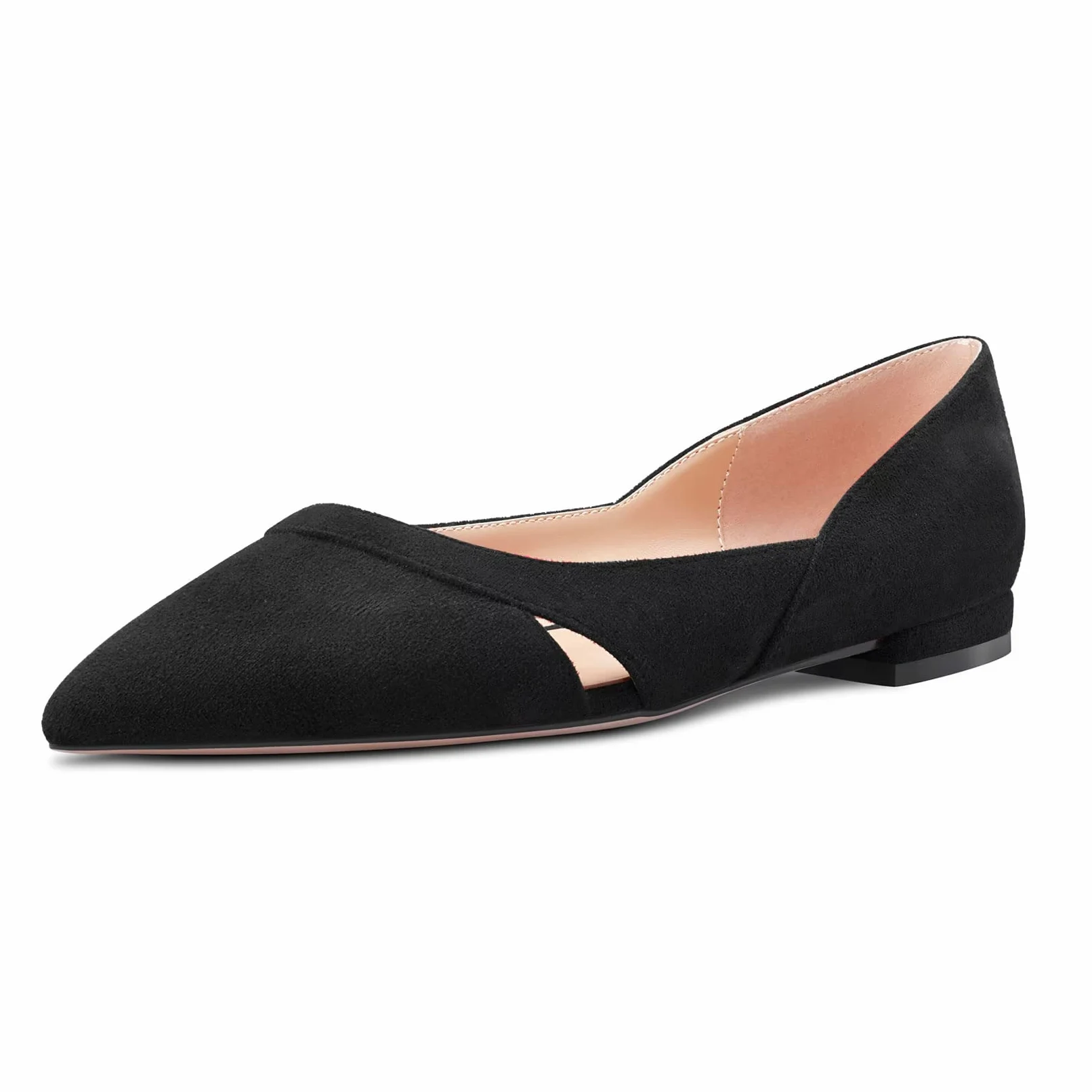 Castamere Mujer Bajos Heel Puntiaguada Punta Slip-on Pumps de Boda Clásico 1 CM Heels