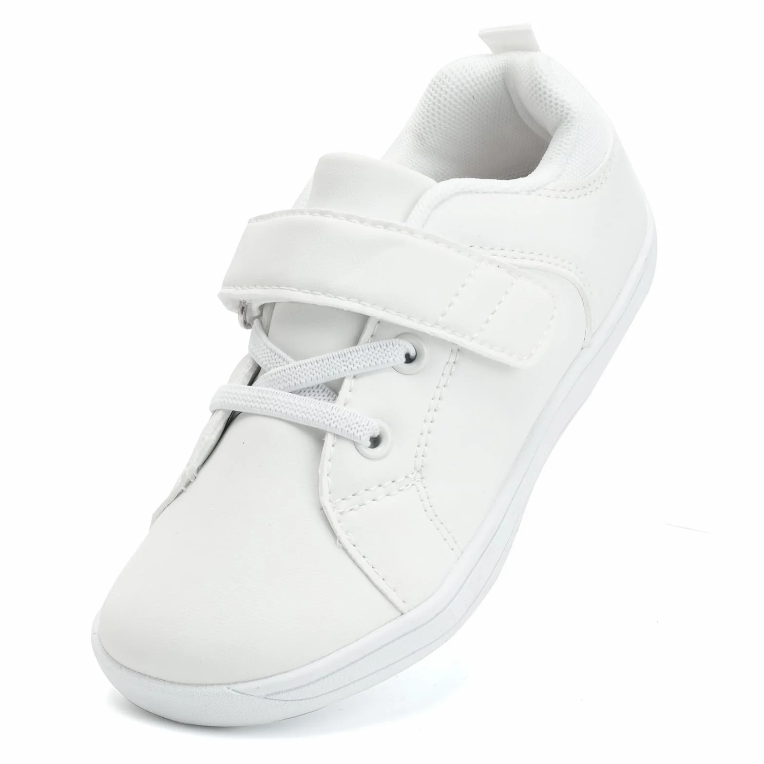 Calzado Descalzos Niños Niñas Amplia para Barefoot Exterior Interio Ligeros y Deporte Transpirables Zapatillas de Trail Minimalistas(Blanco, 26EU)