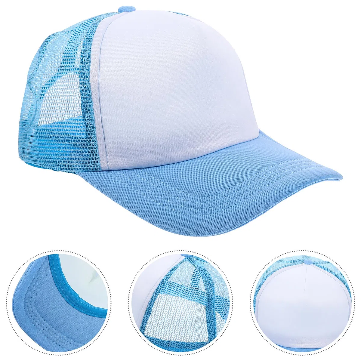Gorra de Béisbol de Malla para Sublimación, 10 Piezas