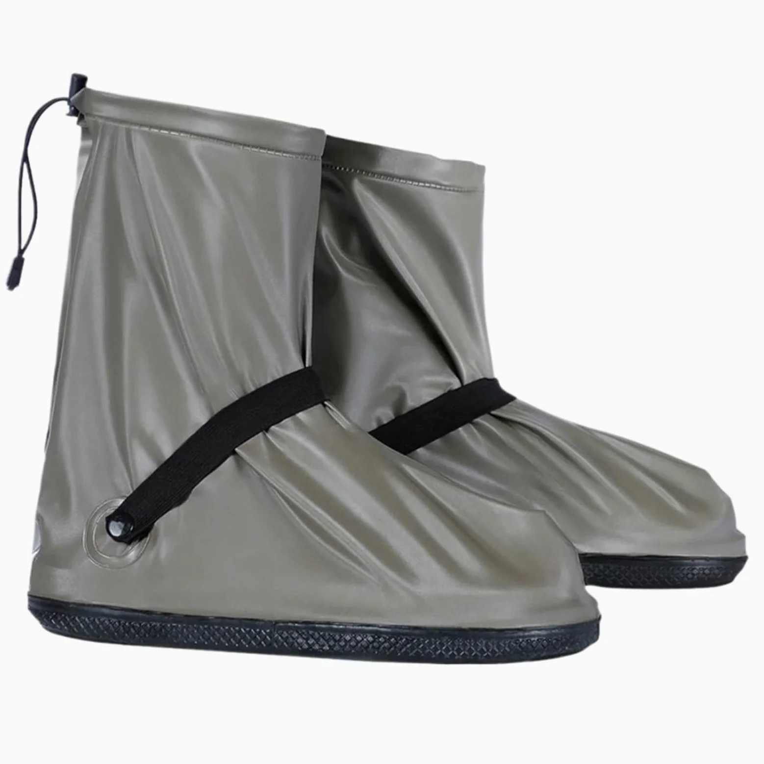 2 pares de cubiertas for zapatos, impermeables, reutilizables, for motocicleta, ciclismo, bicicleta, botas for la lluvia, for para Protección