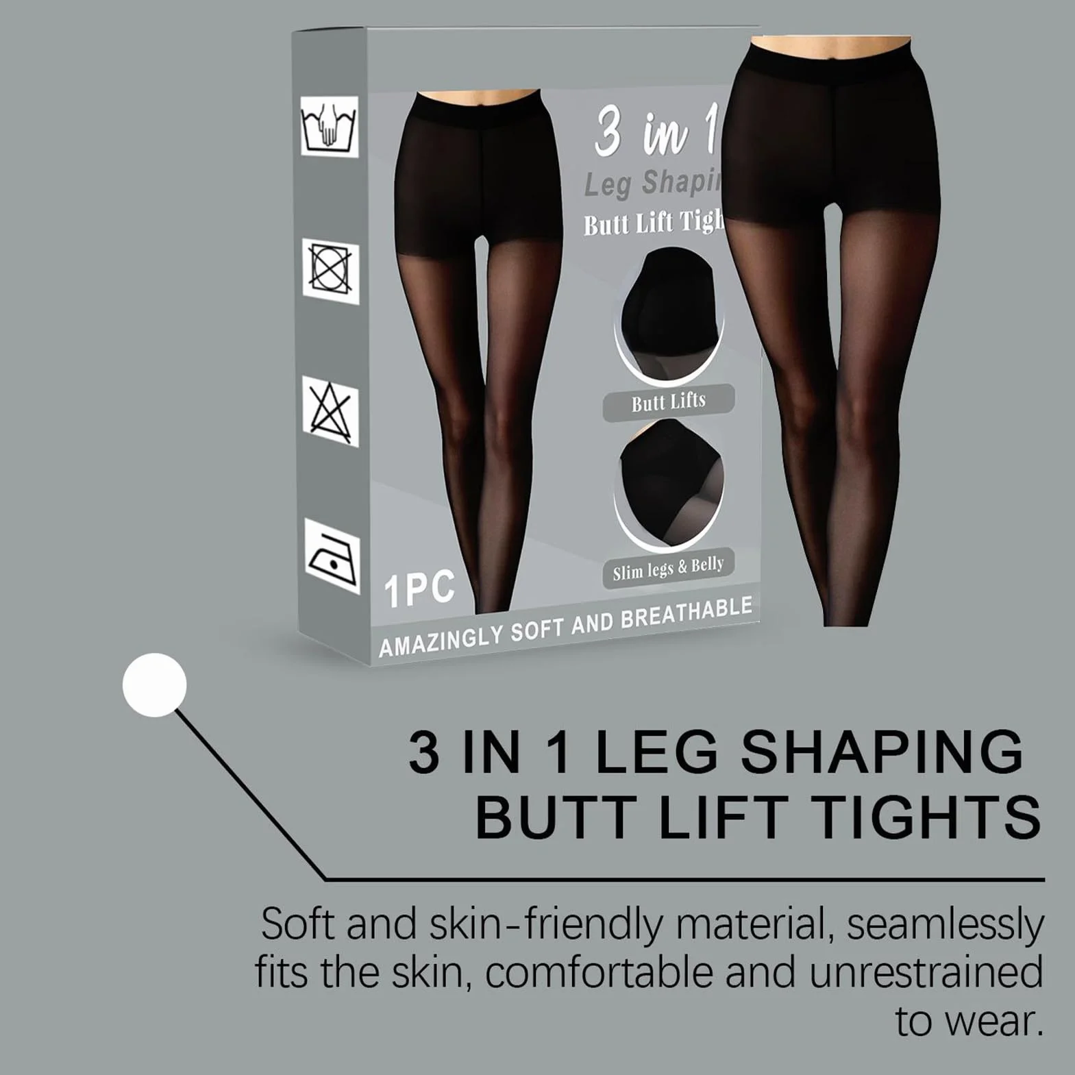 Compression Pantyhose, Support Stockings Tights, Breathable Shaping Leggings, Slimming High-Stretch Fit for Work, Dance, Date, Home, Social Gathering Wear, 4.37x1.06x6.02 inches