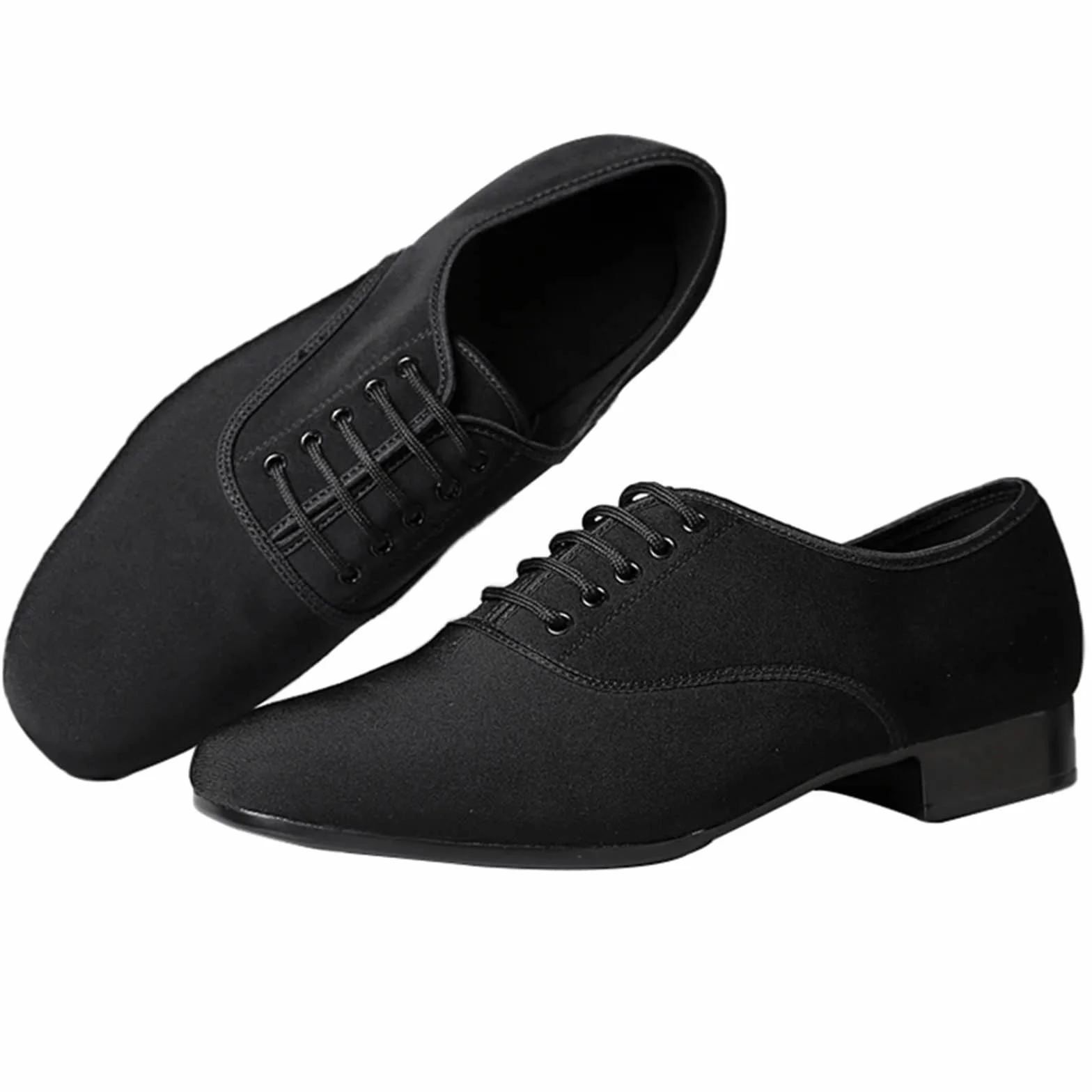 Zapatos de Baile Latino Hombre Zapatos de baile latino de salón, zapatos de Jazz for hombre, zapatillas de deporte for hombre, zapatos de baile profesionales o de práctica de tacón bajo, tela Oxford(I