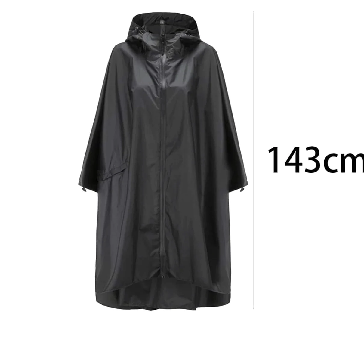 IRYZE Poncho Lluvia Chubasqueros Poncho De Lluvia Unisex Con Capucha Impermeable Con Cremallera Chaqueta Impermeable Para Adultos Mujeres Hombres Poncho Chubasquero