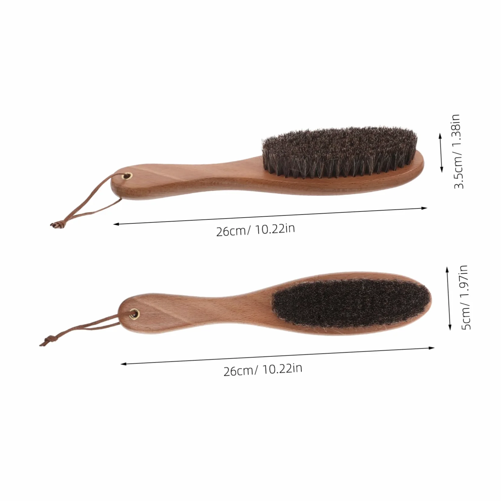 Cepillo para Limpiar Zapatillas de Madera 2 Piezas, Beige, Pulido | Limpia Suelas y Calzado, Uso Doméstico Diario, Mango Cómodo, Evita Daños, Formato Doble