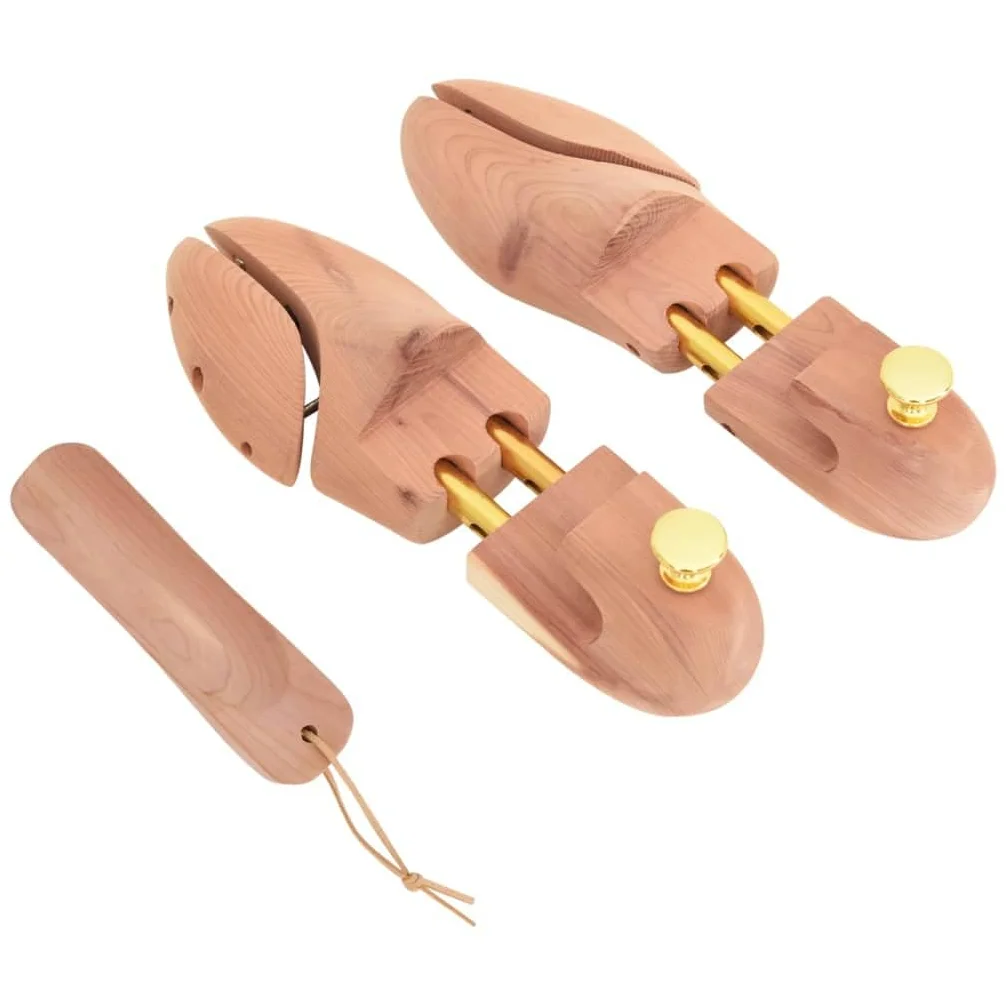 Horma de zapatos de madera de cedro para mujer EU 36-37 con calzador, dilatador para el cuidado del calzado y mantener la forma