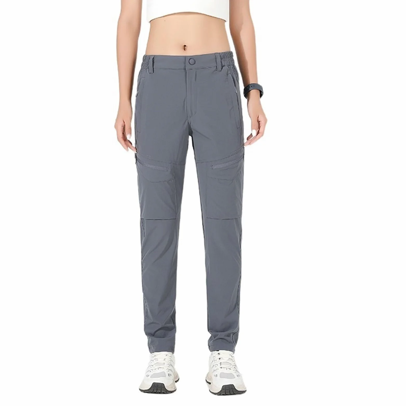 Pantalones Trekking Mujer Pantalones de Senderismo for Mujer, elásticos en 4 direcciones, Impermeables, Verano, Cargo, Trekking, Escalada, Camping, Deportes al Aire Libre, Pantalones montaña