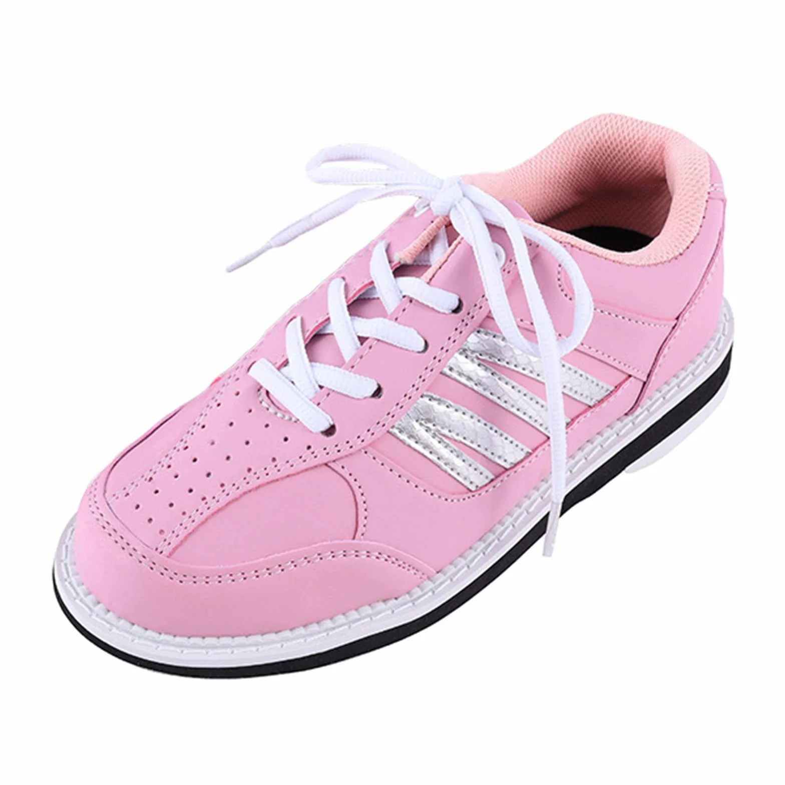 JiuQing Zapatos De Bolos Mujer Zapatos De Entrenamiento De Interior Suela Deslizante Transpirable