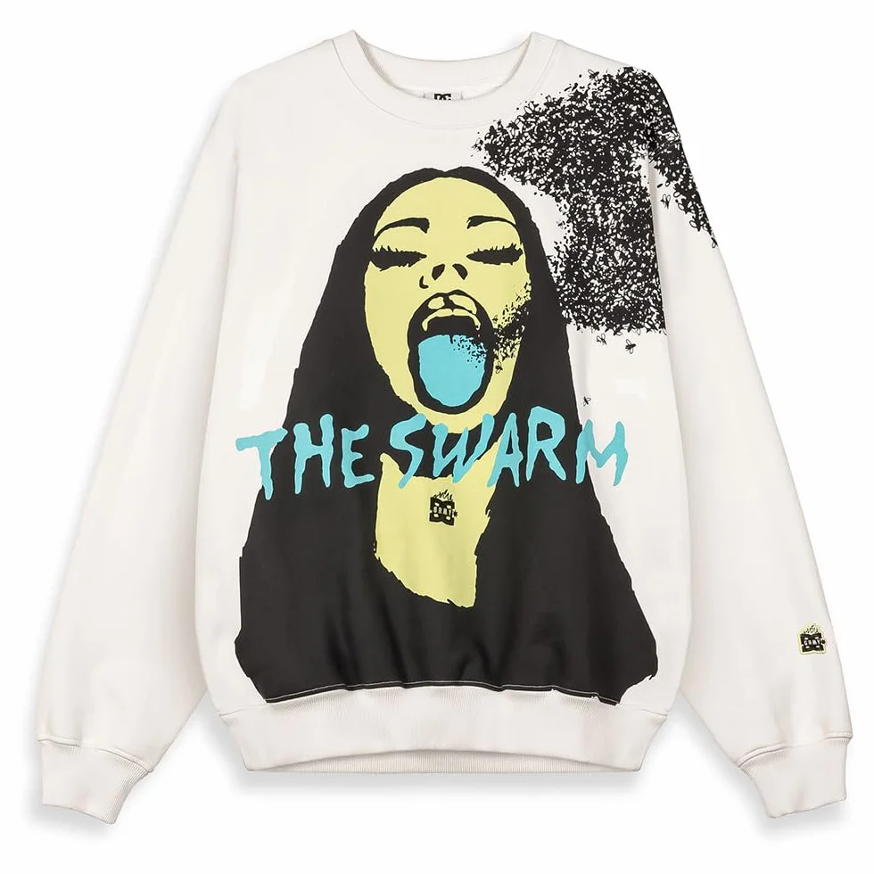 GRIMEY The Swarm DC Shoes X Raw Honey Vintage Sweatshirt L