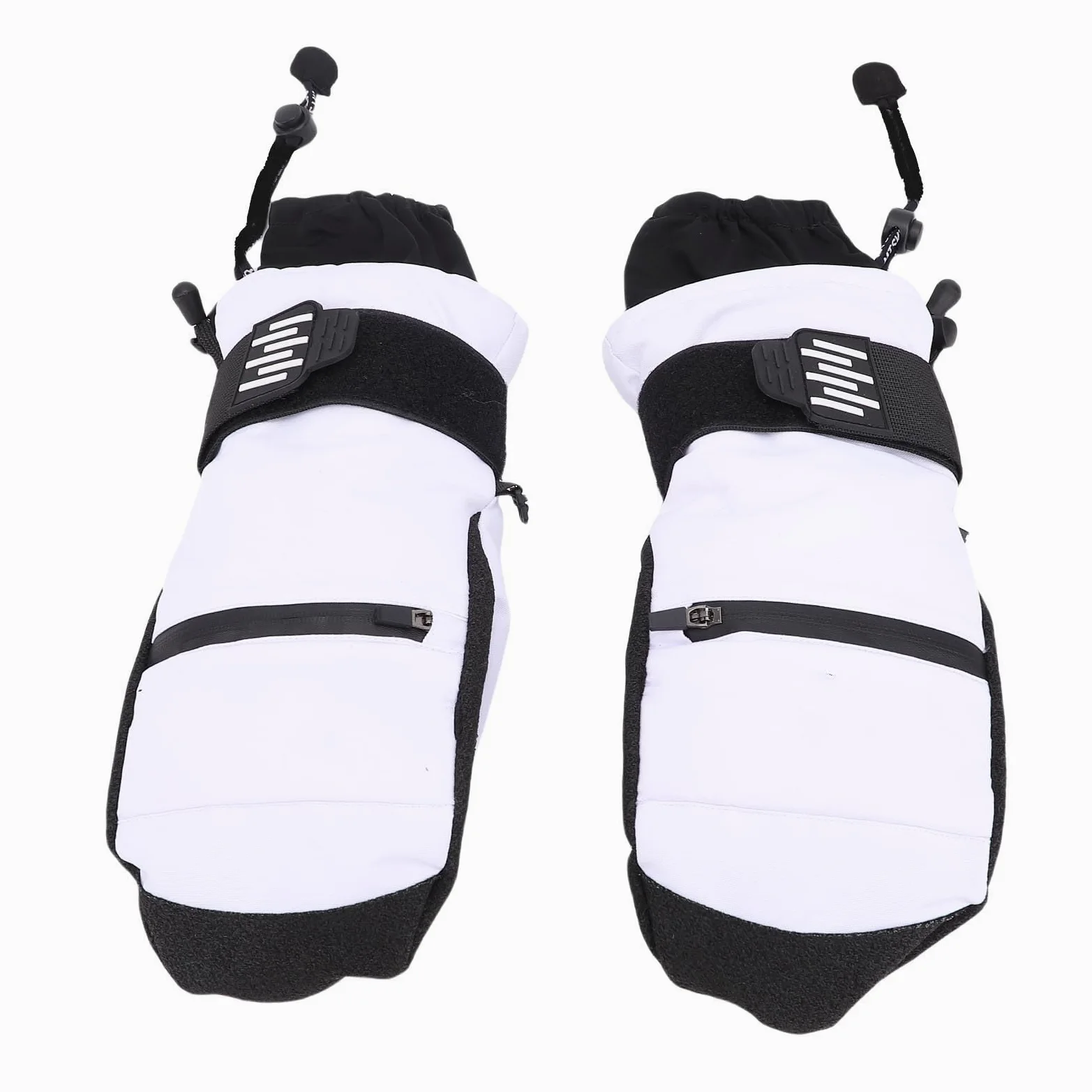 Bewinner Manoplas de esquí con Muñequeras Impermeables para Deportes de Invierno Snowboard y esquí Tela Duradera Paquete de 2