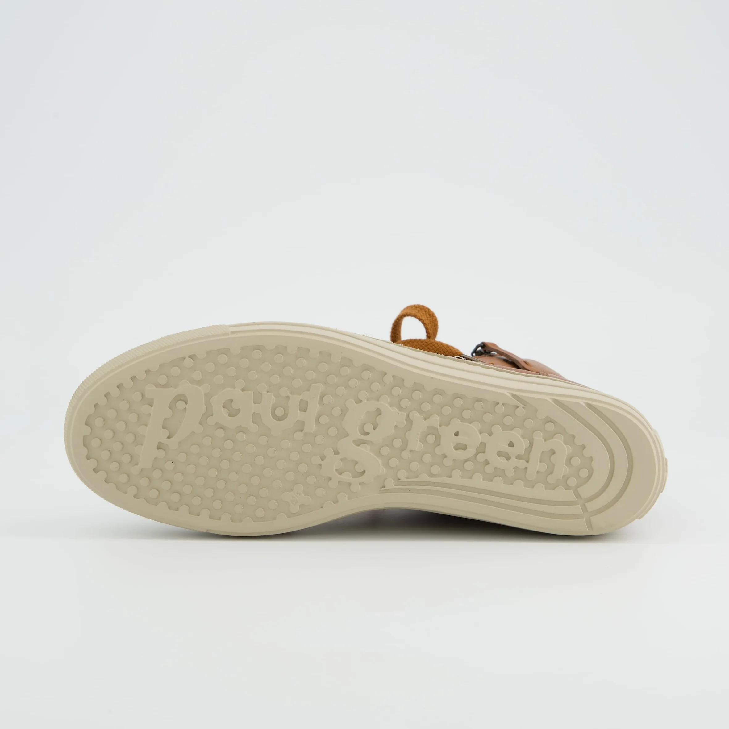 Paul Green Zapatillas para mujer 4024-350 en piel lisa, color marrón
