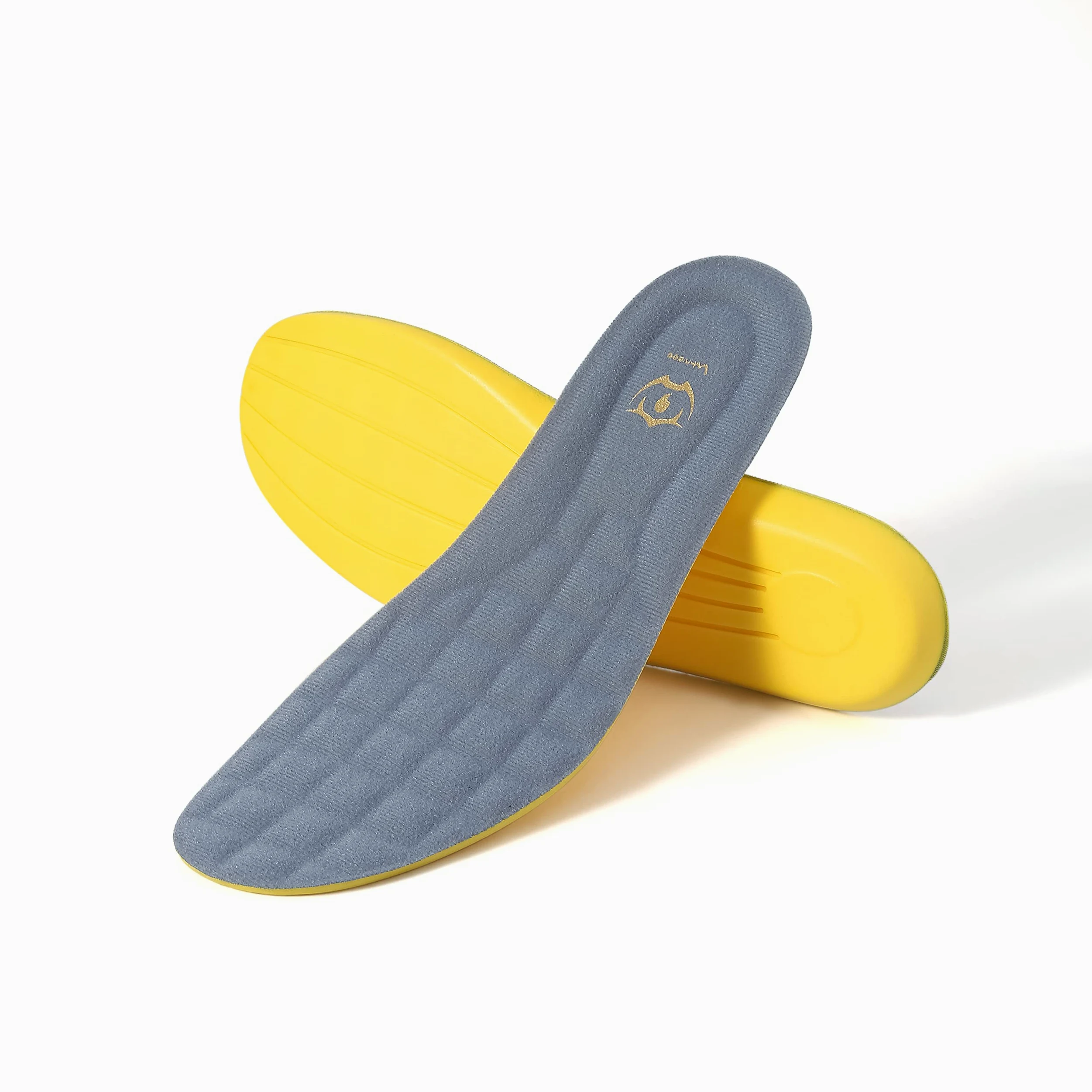 Inserto de zapatos de espuma viscoelástica gruesa de longitud completa con soporte de arco, plantillas ortopédicas de amortiguación de primera calidad para dolor de talón y fascitis plantar,