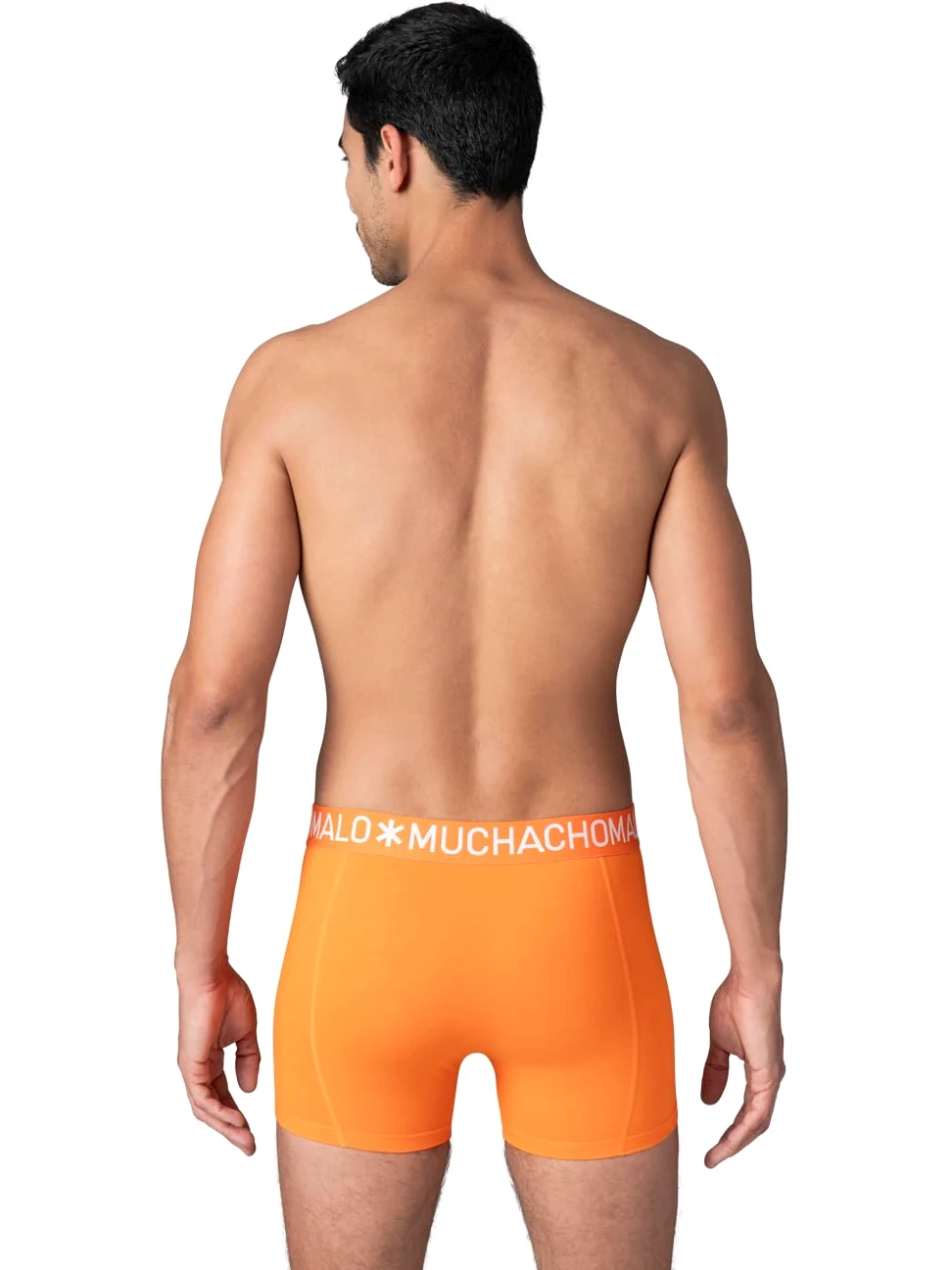 Muchachomalo Calzoncillos para Hombre, Ropa Interior Lisa de Algodón para Hombre, Pack de 4 Unidades, Bóxers Lisos de Corte Clásico con Cintura Elástica