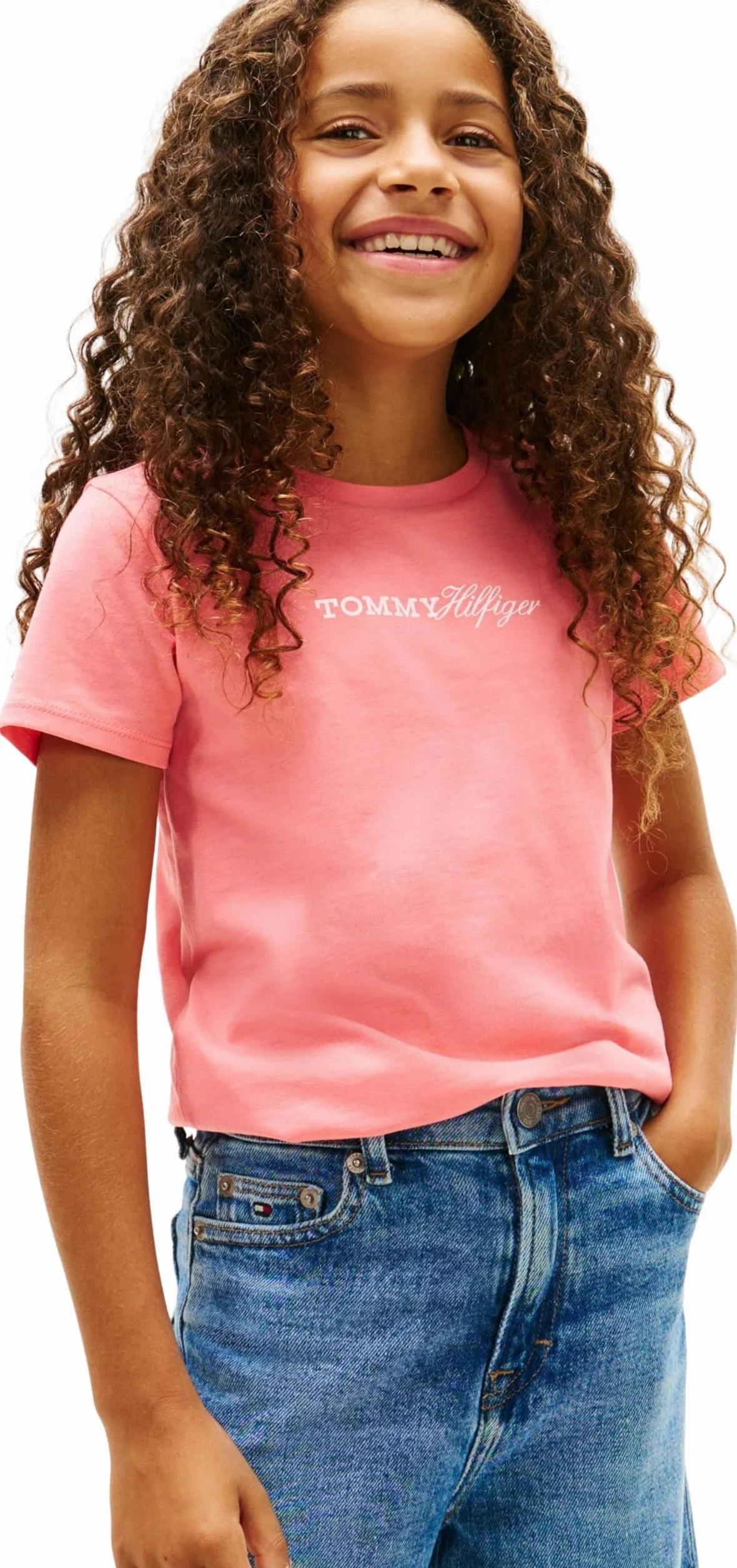 Tommy Hilfiger Tommy Script tee SS Kg0kg09123 Camisetas Niñas (Pack de 1)
