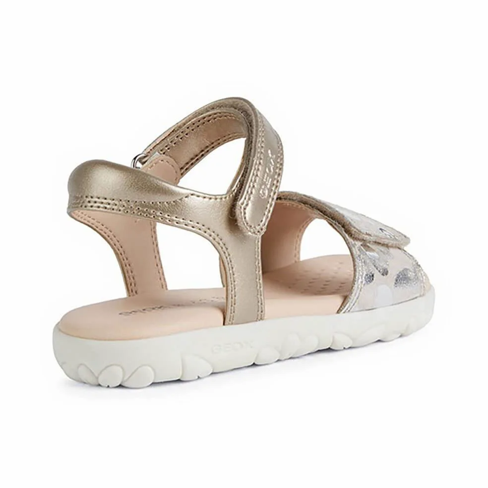 Geox J Sandal Haiti Girl, Sandalias para Niña