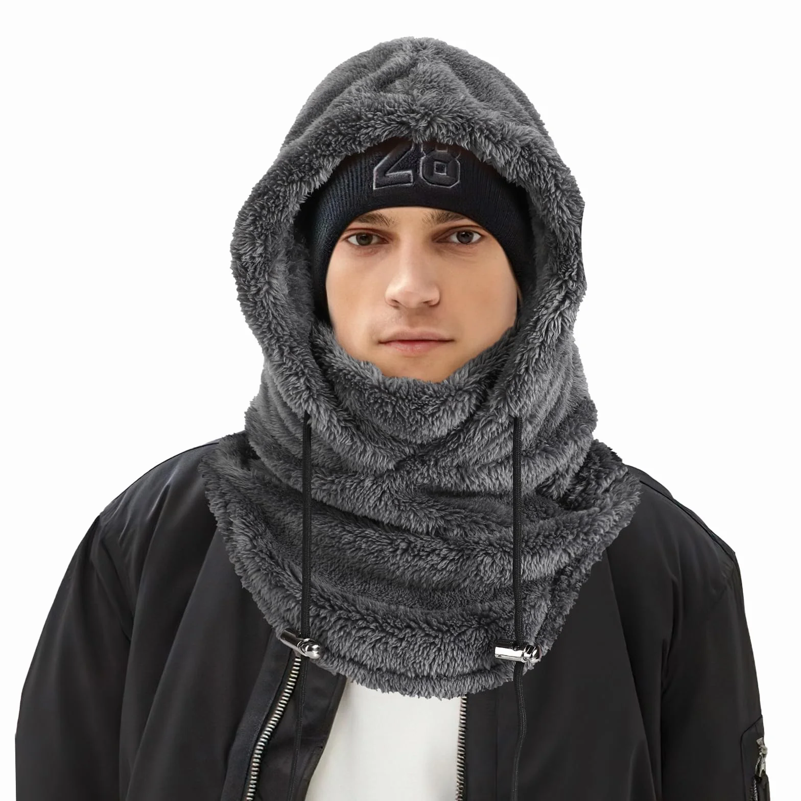 Pasamontañas Térmicos de Invierno, Multifuncional Prueba de Viento Cálido Máscara De Esquí, Mascarilla Moto Térmica Forro Polar, Gorro Cálido Invierno para Mujeres Hombres Deportes Aire Libre
