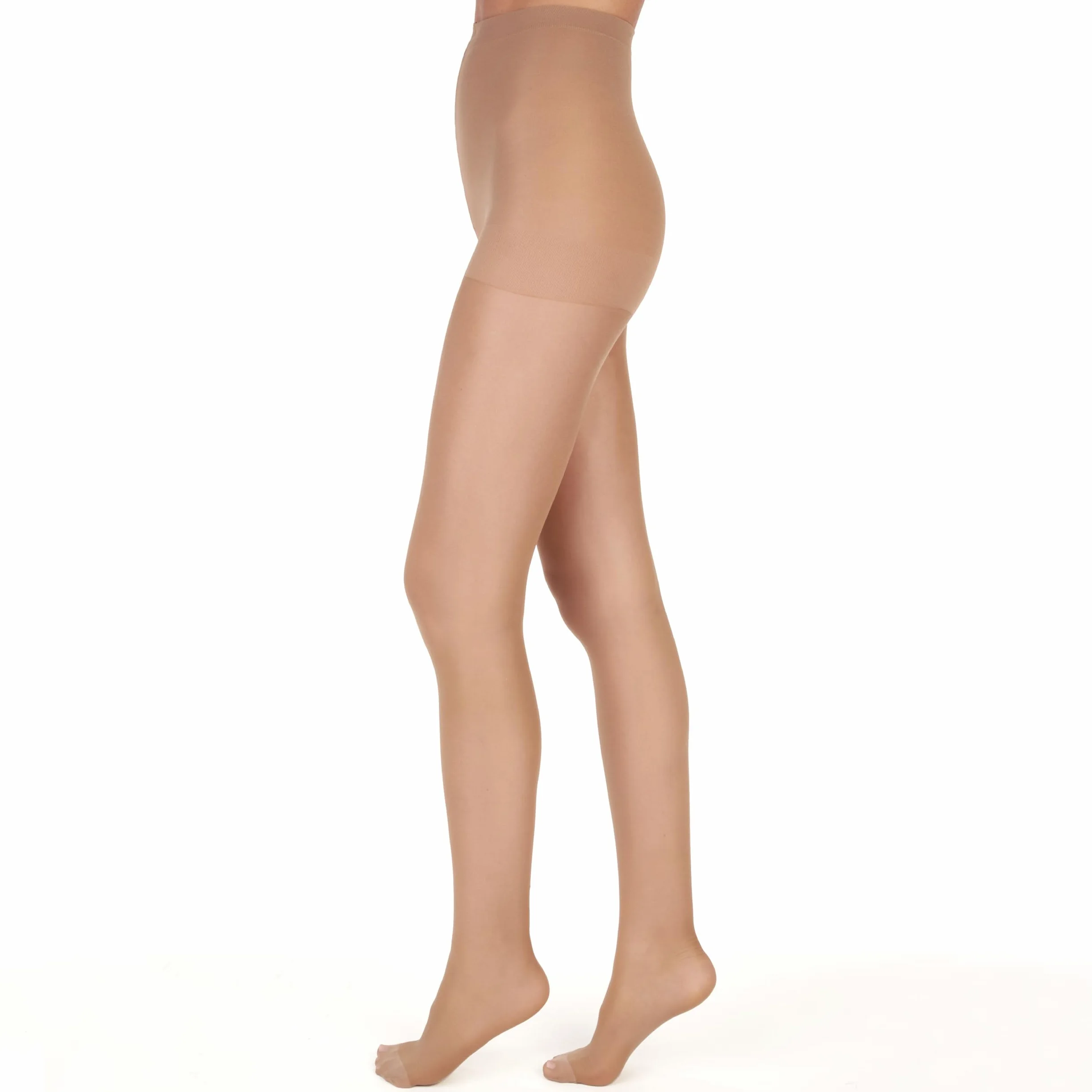 Hanes Alive Control Top Reinforced Toe Sheer Pantyhose Pantimedias Mujer (Pack de 1)