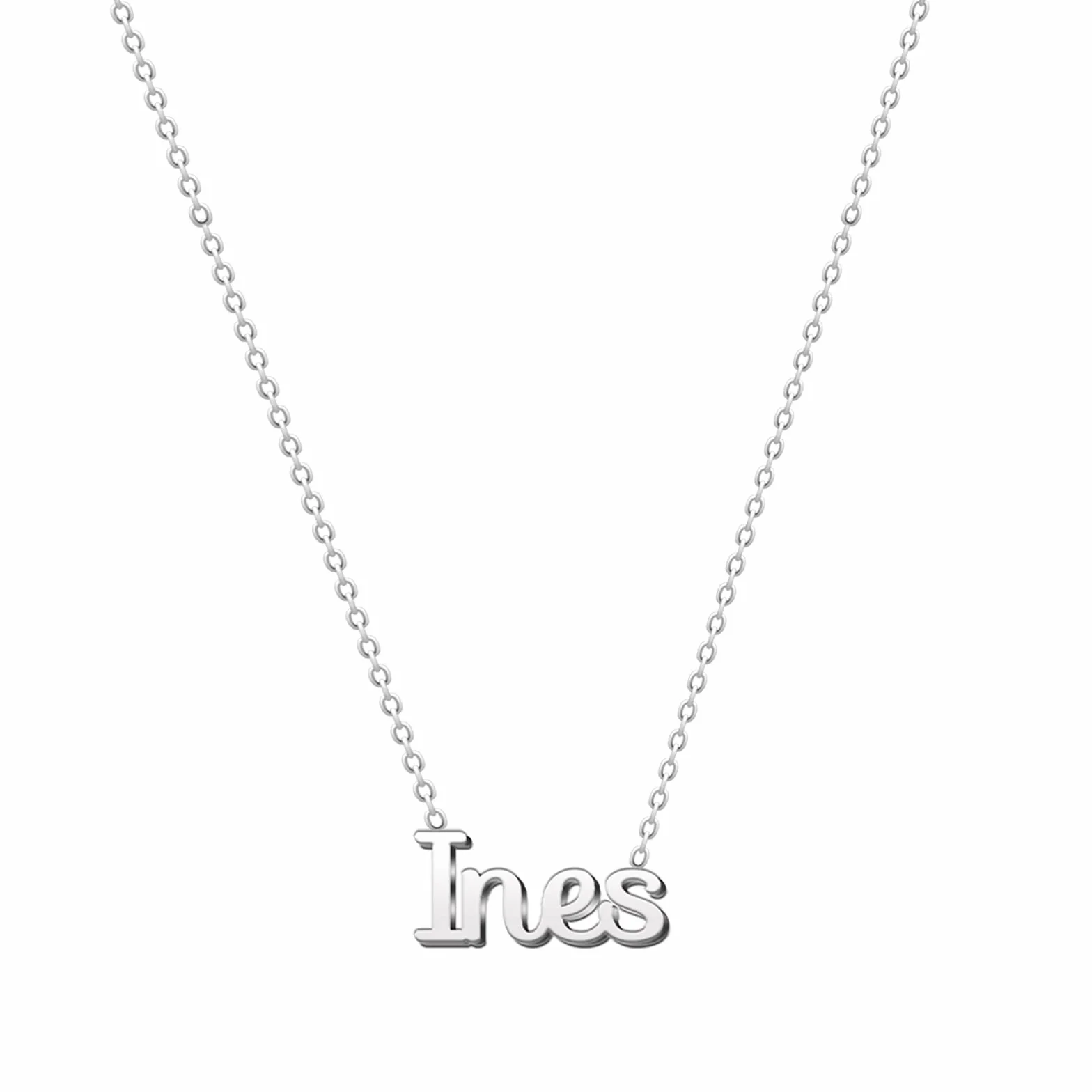 Collar Nombre Acero Plateado Dorado Regalo Personalizado Mujer