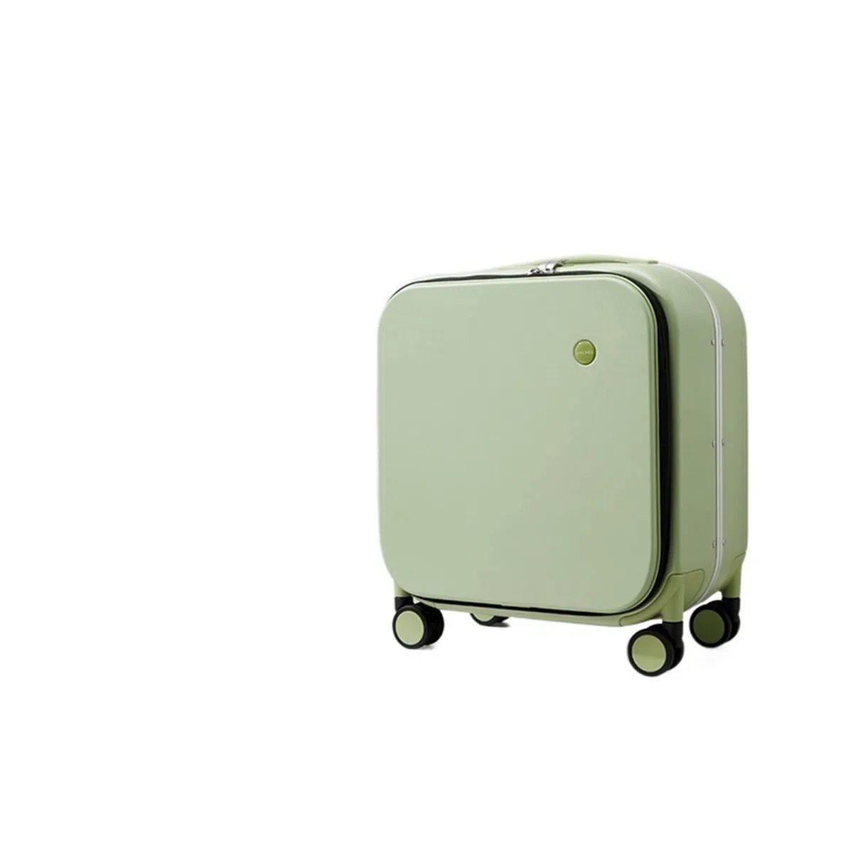 Equipaje Equipaje de Mano Maleta de Viaje de policarbonato Equipaje con Ruedas con Bloqueo de Ruedas giratorias (Color : Green, Size : 20inch)