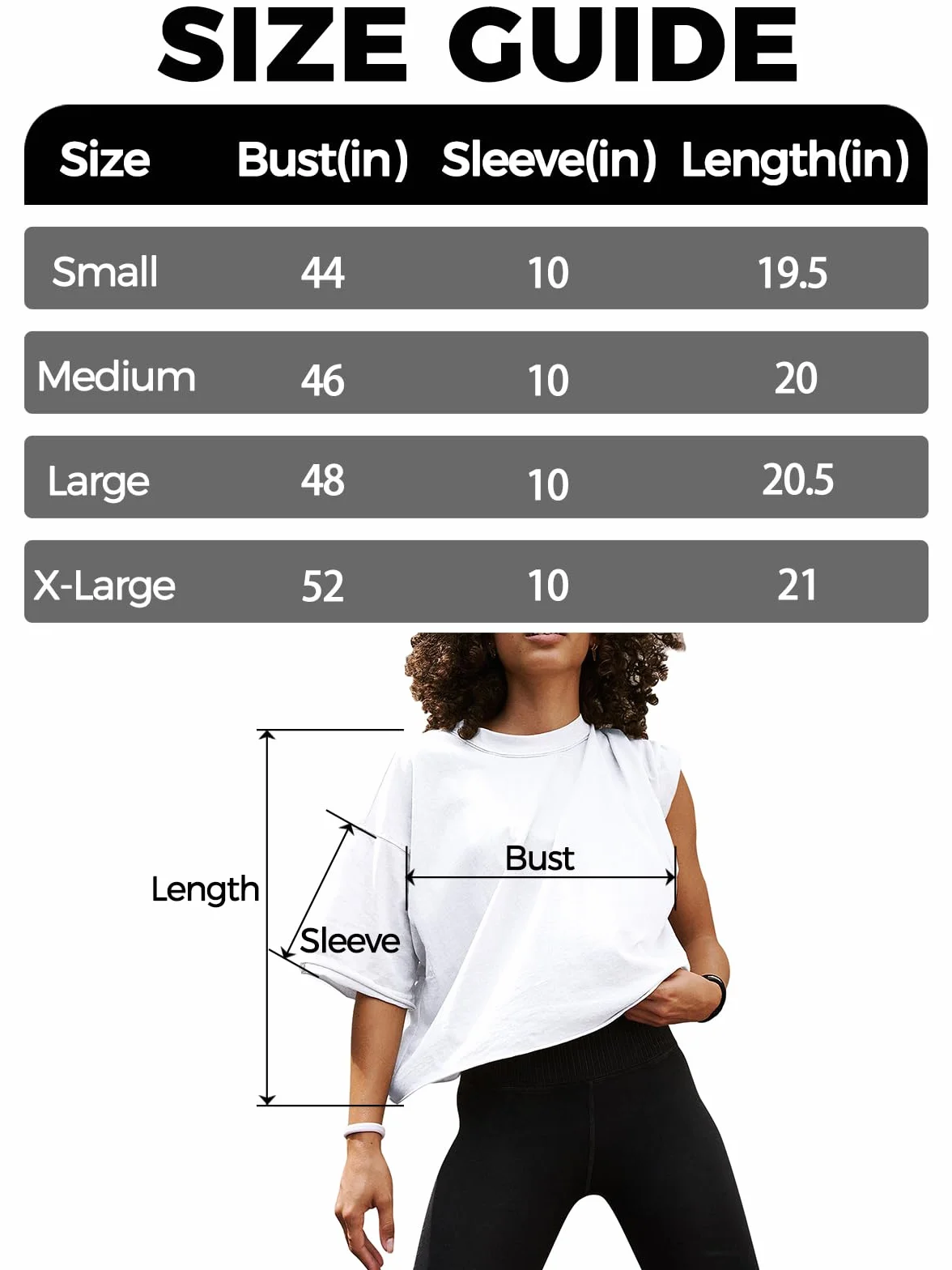 EBANKU Camisas de Entrenamiento de Gran tamaño para Mujer de Manga Corta Tops Cortos Casuales de algodón básico atlético Yoga Correr