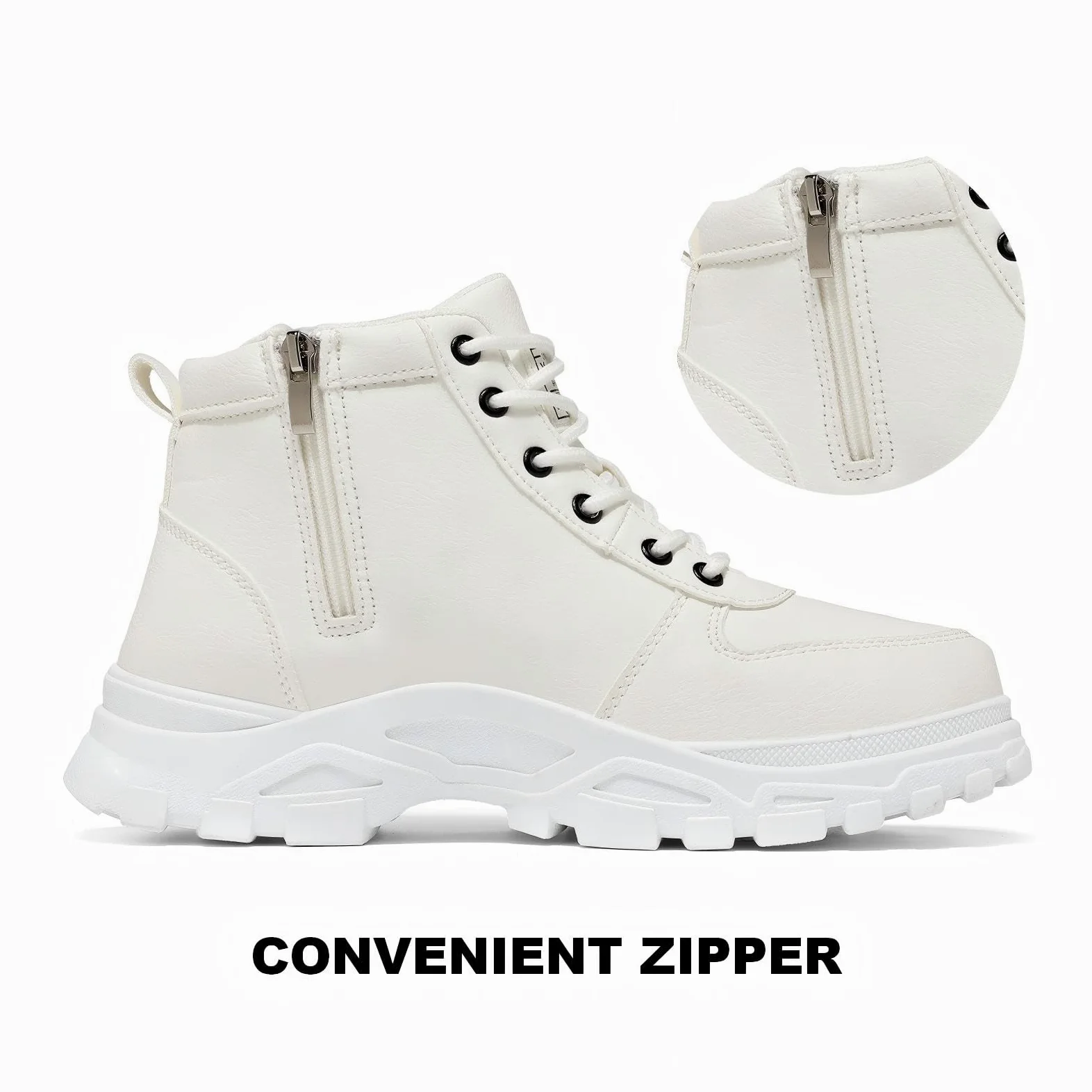 Botas Mujer Cómodos Cordones Botines | Antideslizante Trekking Zapatos Casual Caminar Boots Aire libre Deportivo Zapatillas