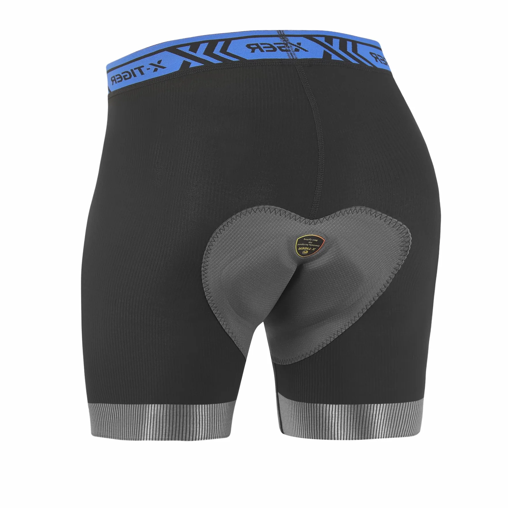 X-TIGER Culotte Ciclismo Hombre Esponja Acolchado Ropa Interior de Bicicleta MTB Pantalon Culote Ciclista Corto