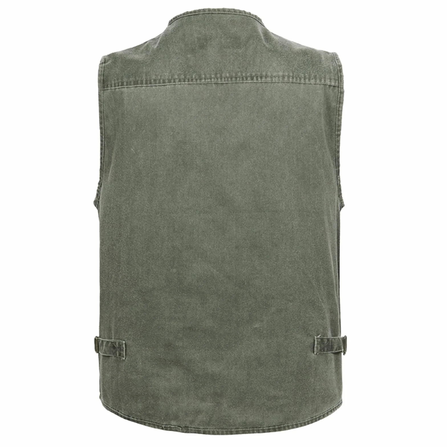 Chaleco Vaquero De Talla Grande Para Hombre, Chaleco Informal De Varios Bolsillos Para Pesca Al Aire Libre, Chaleco Vaquero Para Fotografía, Chaleco Sin Mangas