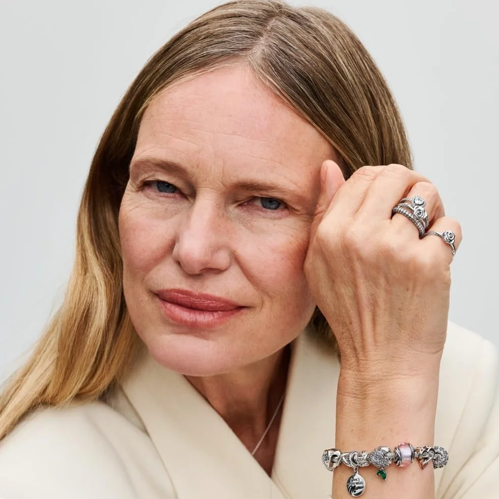 Pandora Moments Colgante de plata de ley con circonita cúbica transparente