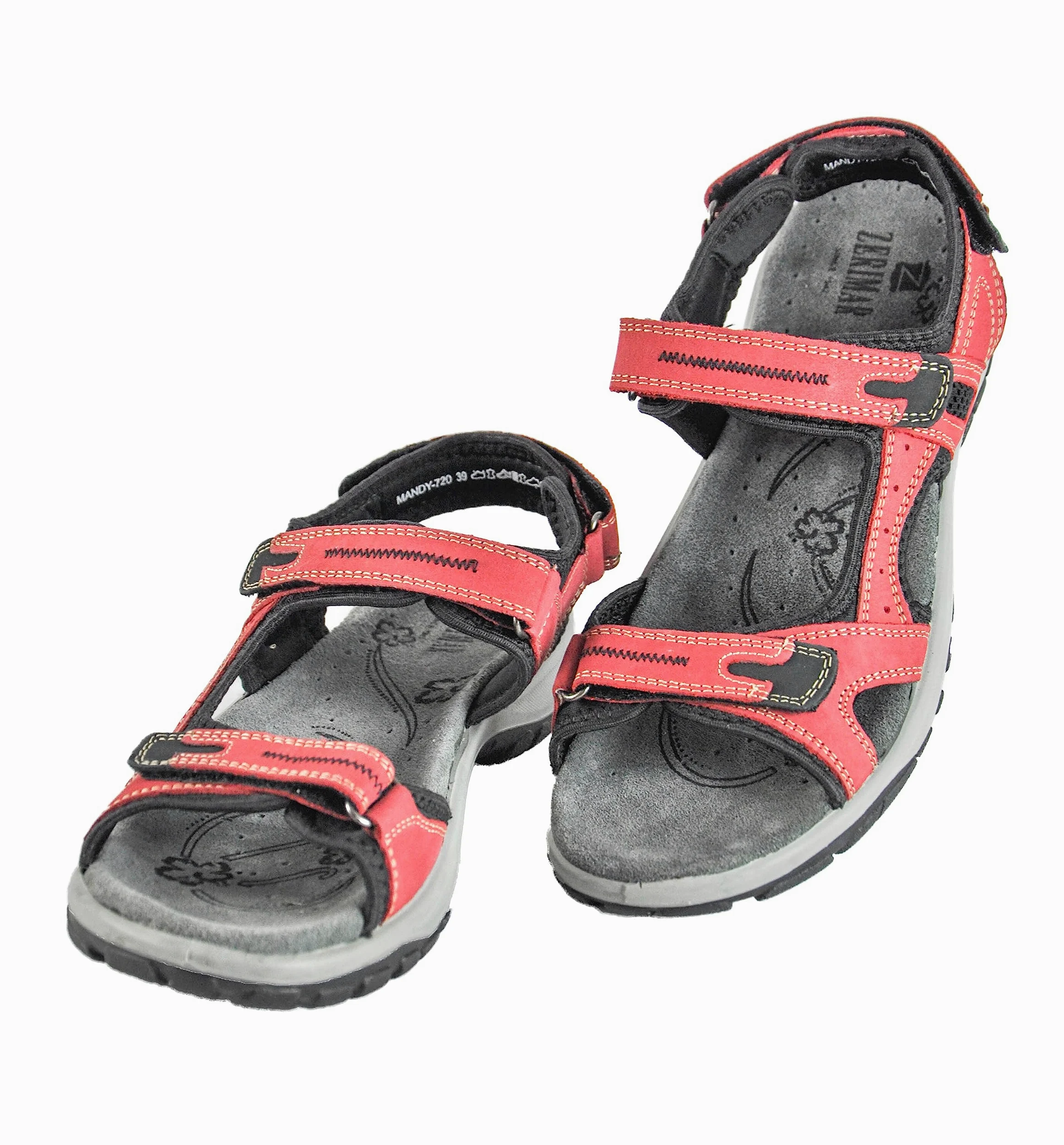 Zerimar Sandalia de Mujer de Trekking | Cierre Ajustable | Sandalias Cómodas | Suela de Goma Antideslizante | Correas Ajustables | Forro Interior de Piel | Altura del Tacón 2 cm