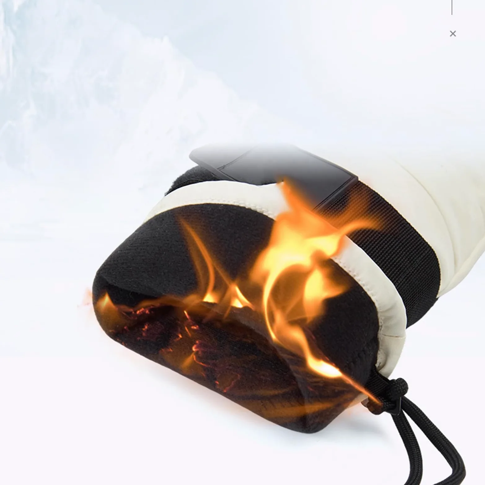 Guantes de invierno para motocicleta, guantes cálidos para pantalla táctil, con protector de muñeca, guantes de equitación con forro polar, para hombre, invierno, motocicleta, esquí, clima frío, nieve