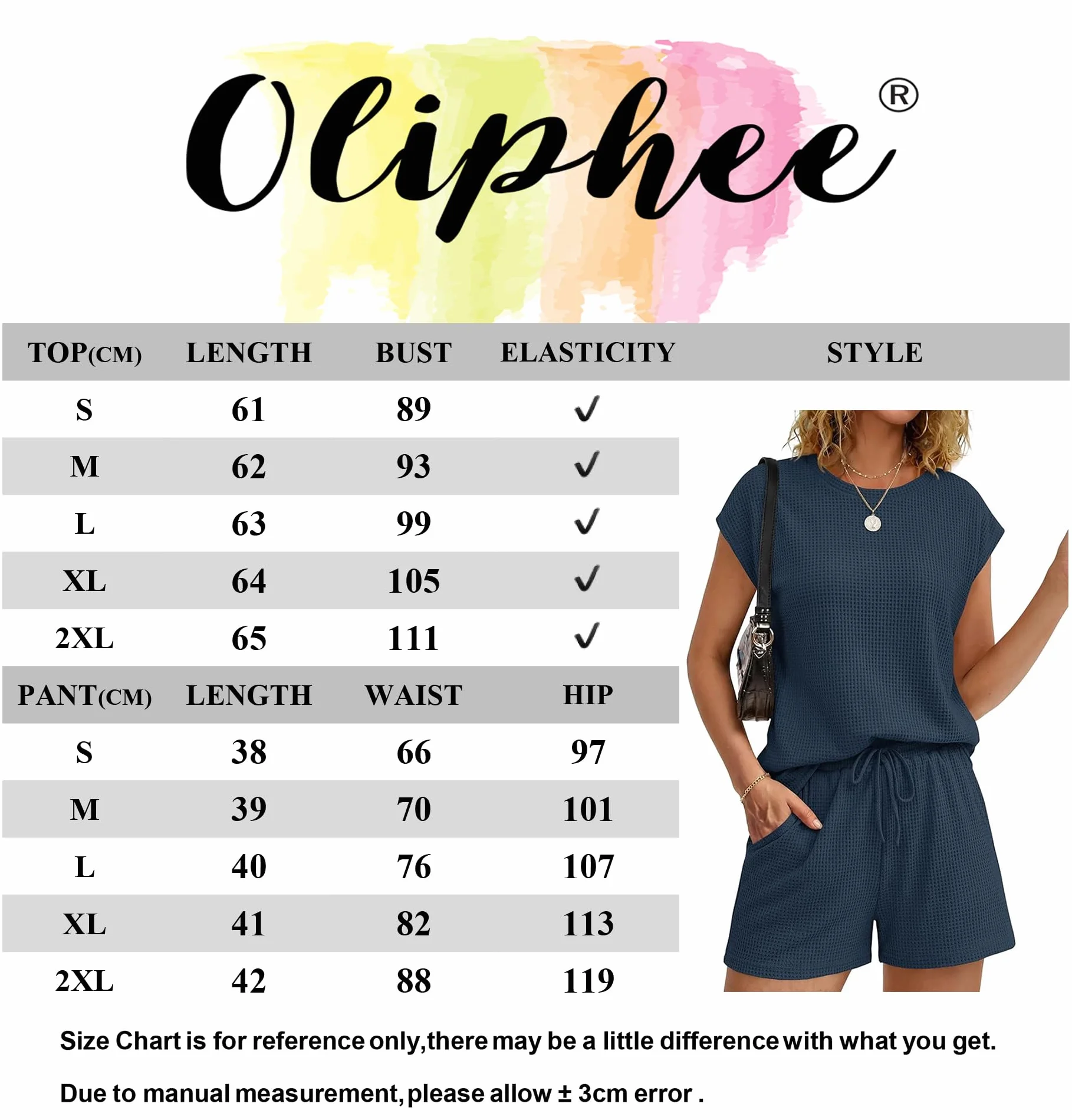 Chándal Mujer Conjunto Mujer Chic y Elegante Waffle 2 Piezas Camiseta Manga Corta y Pantalones Cortos Conjunto Deportivo Mujers Casual Vacacione Trabajo Verano