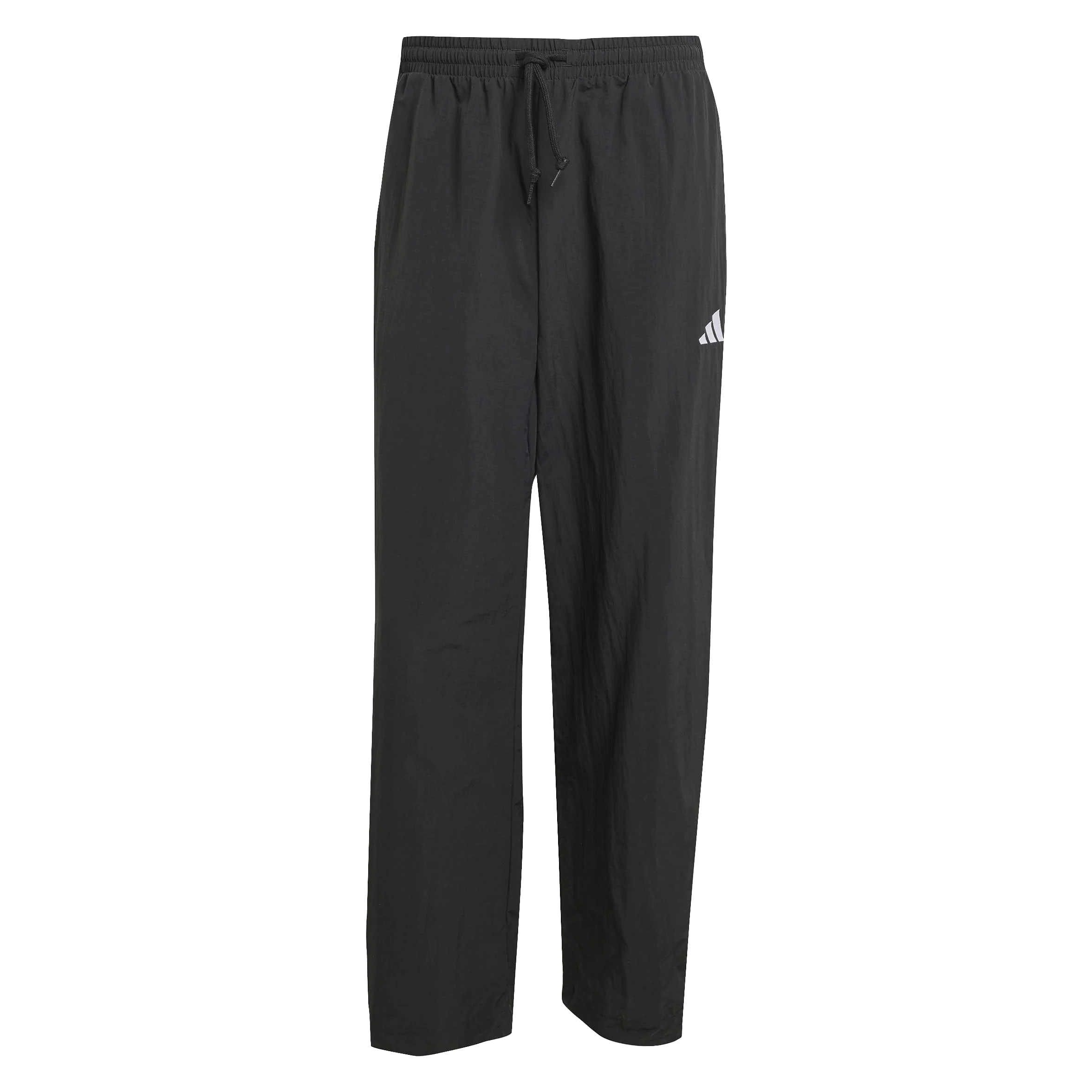 adidas Men's Pantalón técnico con Logotipo pequeño y Dobladillo Abierto Essential