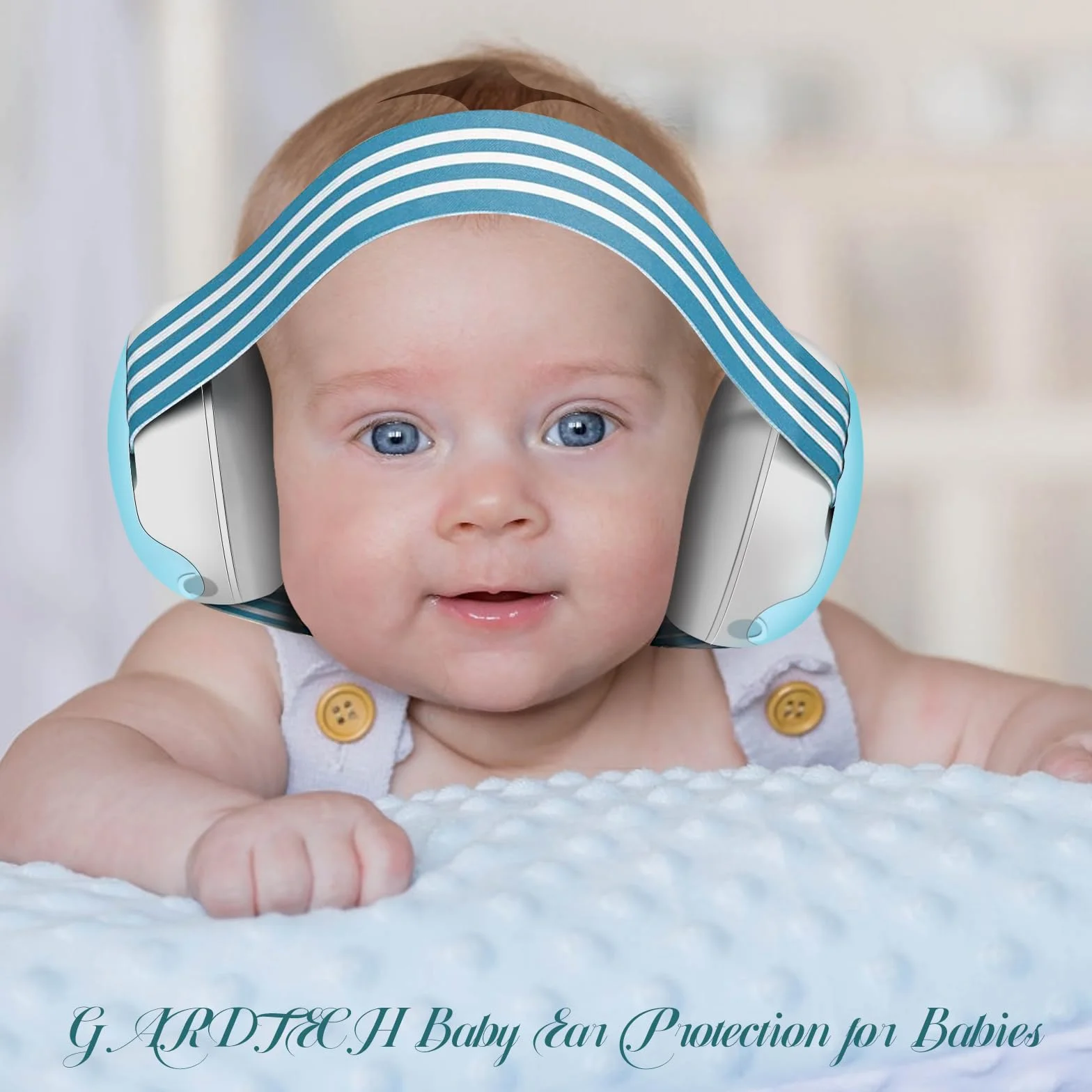 Gardtech Auriculares de protección auditiva para bebé, protección contra el ruido, protección auditiva para niños, con diadema ajustable, 25 dB SNR, orejeras para bebé, ideales para el día a día,