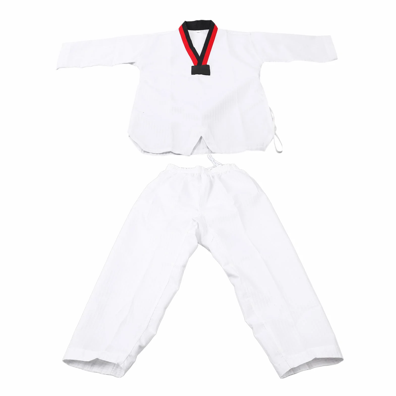 Uniforme Tradicional de Taekwondo Ventilado de Algodón Duradero para Entrenamiento de Artes Marciales (M)