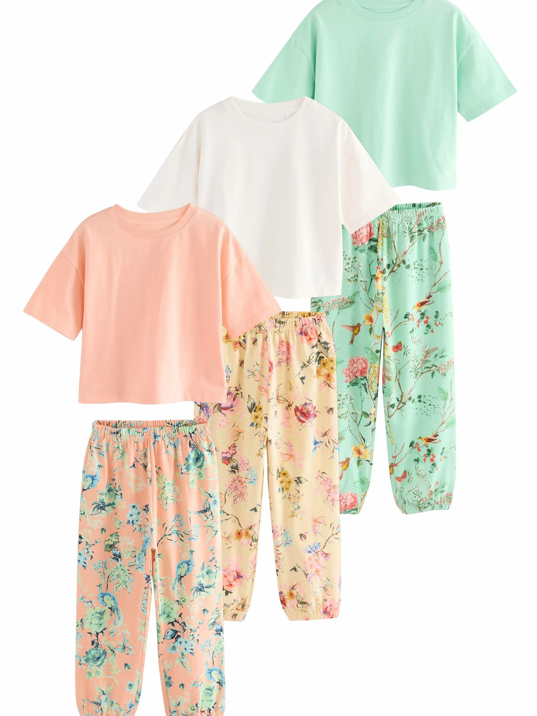 NEXT Niñas Pack de 3 Pijamas Tipo chándal