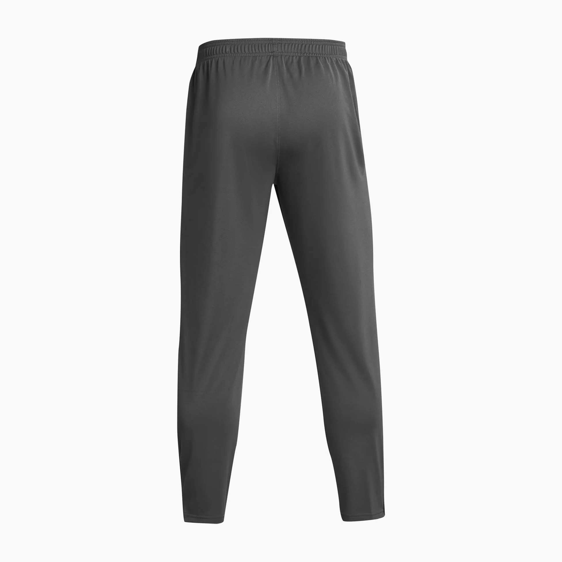 Under Armour UA Challenger Pique Track Pantalones de deporte para hombre, pantalones de chándal transpirables y de secado rápido, color gris brezo/blanco