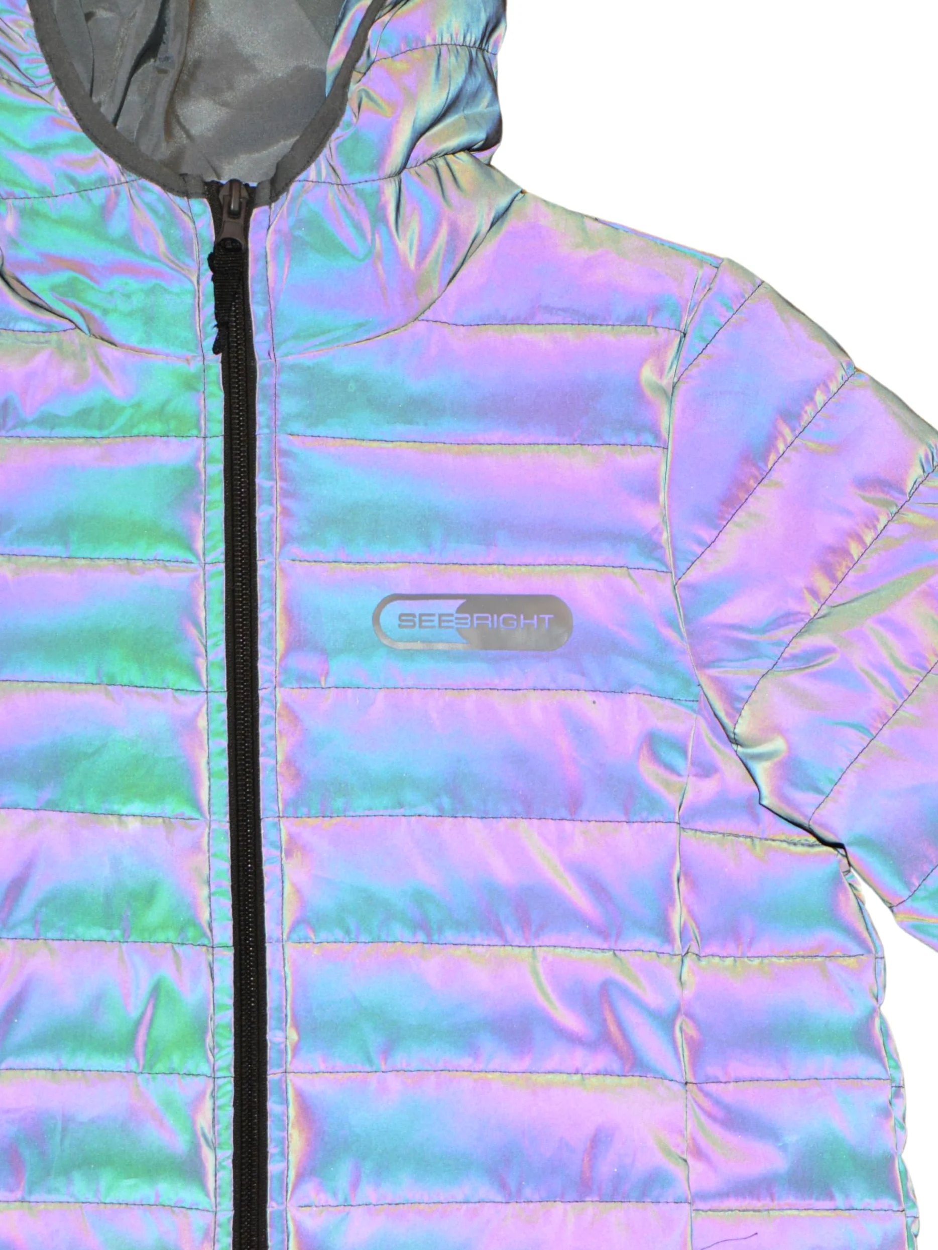 Chaquetas acolchadas reflectantes para niños