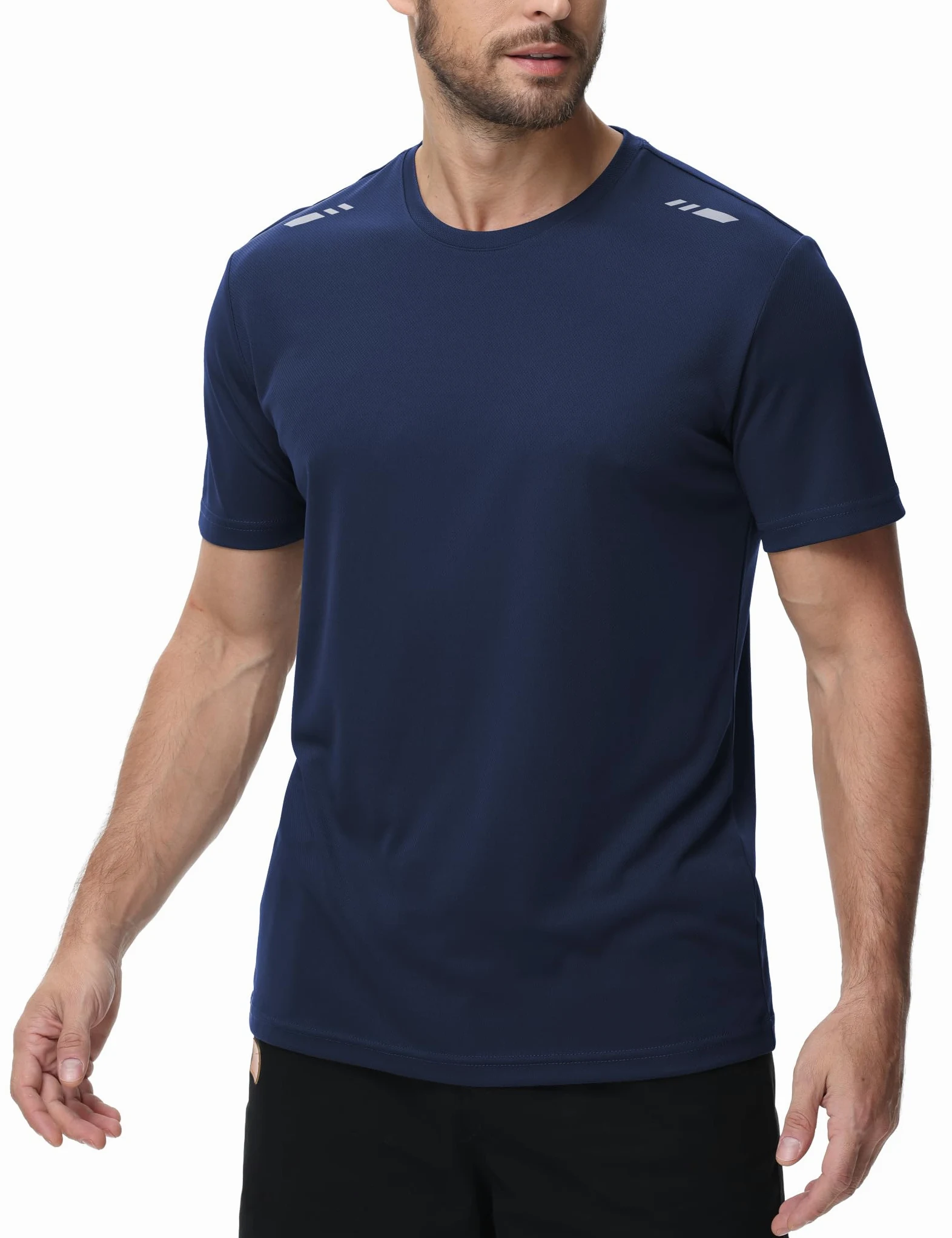 Camiseta Deporte Hombre, Pack de 3 Camisetas Manga Corta Hombre, Transpirable Deportiva Running Gimnasio Camiseta Gym Hombre