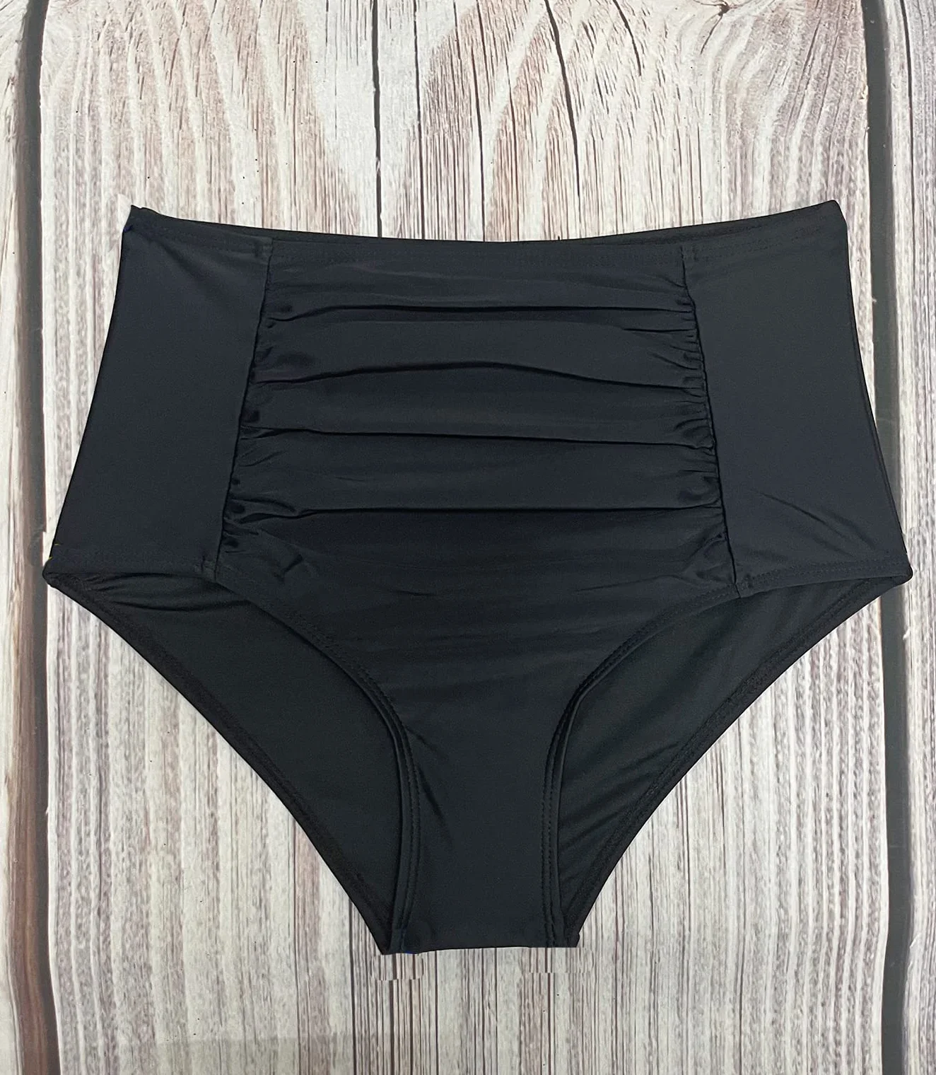 JFAN Braguita de Bikini Mujer Cintura Alta Bragas Bikini Vientre Plano Pantalón la Parte de Abajo Traje Baño Mujer